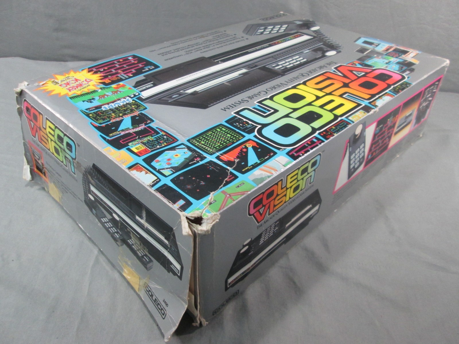 Coleco Vision CONSOLE Complete w/ Box & Inserts TESTED Vintage 1982 #2
