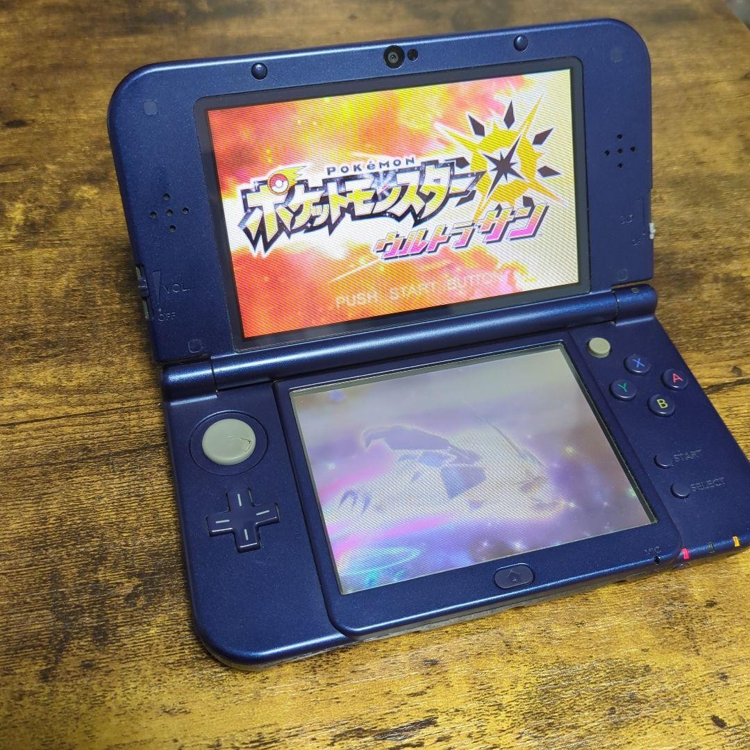 3DS/2DS/DS New Nintendo 3Dsll Metallic Blue Pokebank Black 2 Ultra Sun Japan