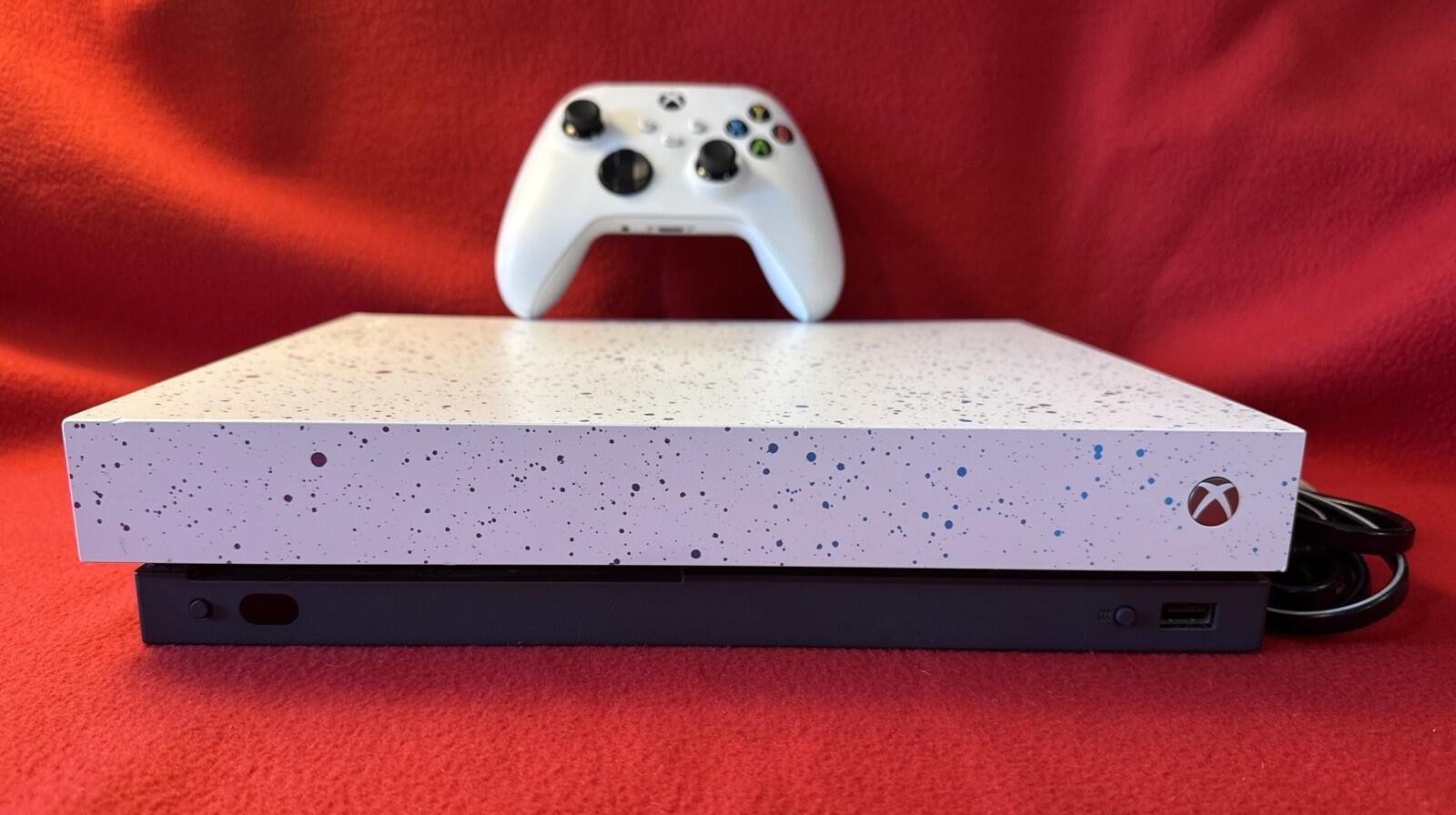 Microsoft Xbox One X 1TB Hyperspace Special Edition Console & Controller + Cords