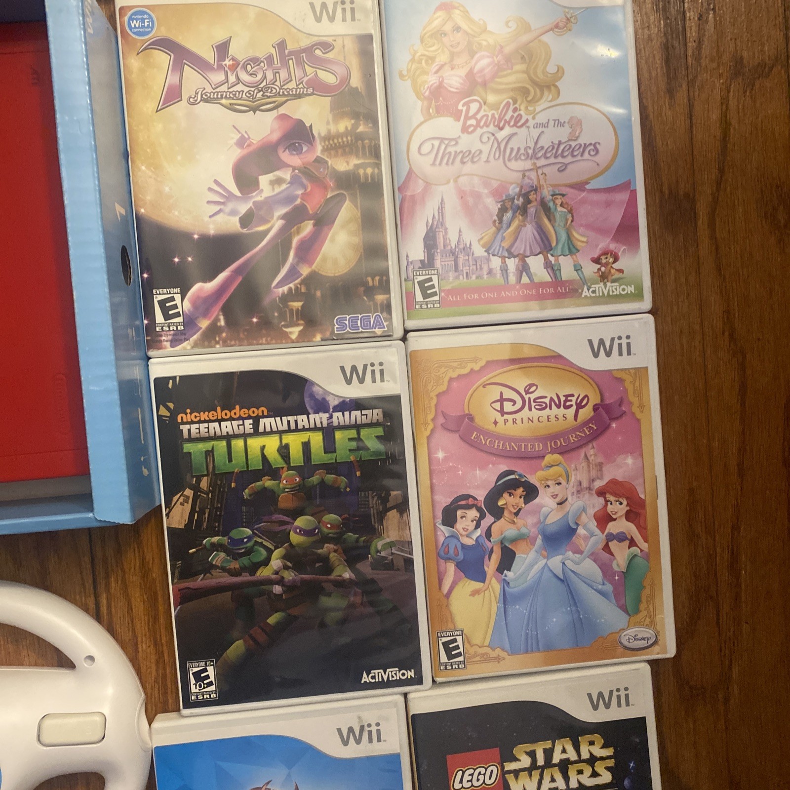 Nintendo Wii Red Backwards Compatible Pristine W/16 Games Plus Accessories