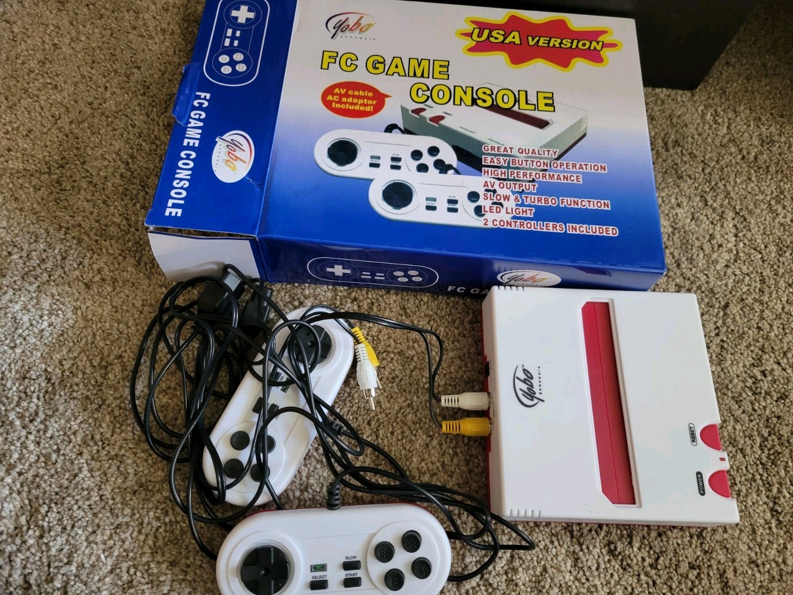 Yobo FC Game Console, a Retro Gaming System Plays Original Nintendo NES Games
