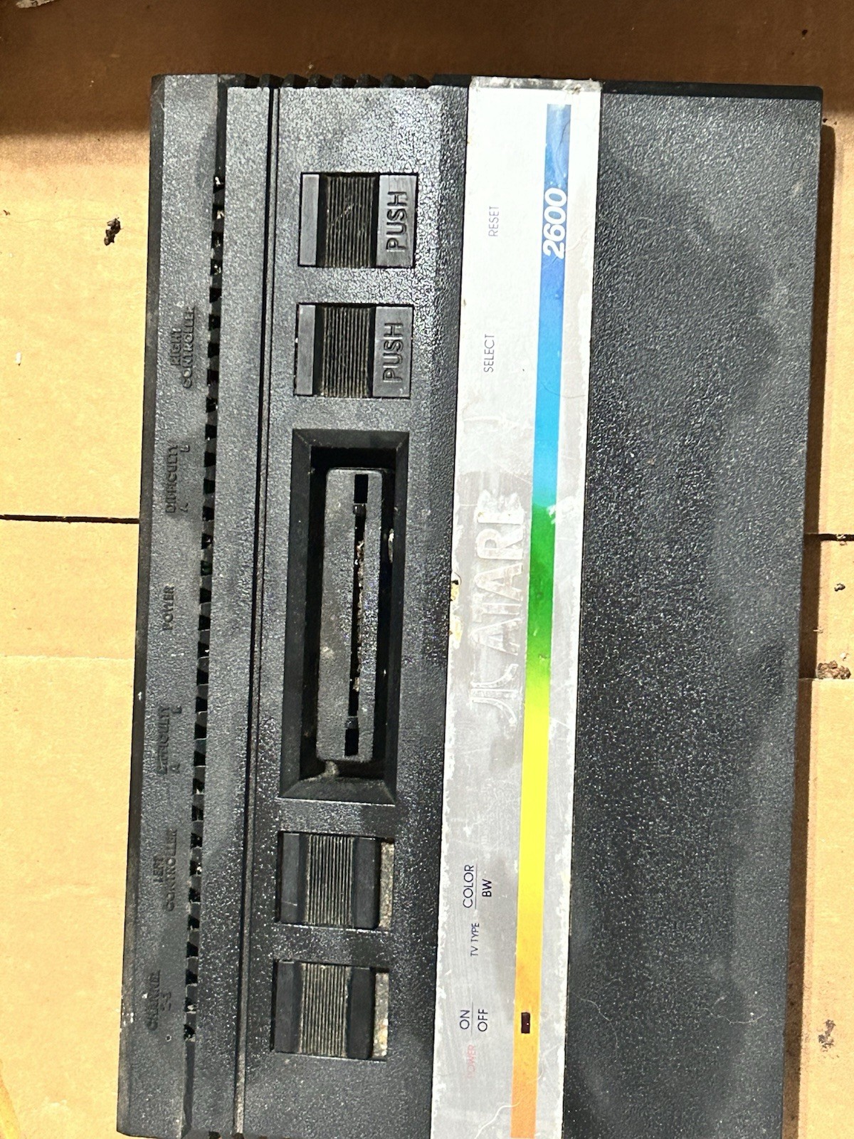 Atari 2600 Junior Jr rainbow Video Game Console System ONLY Untested