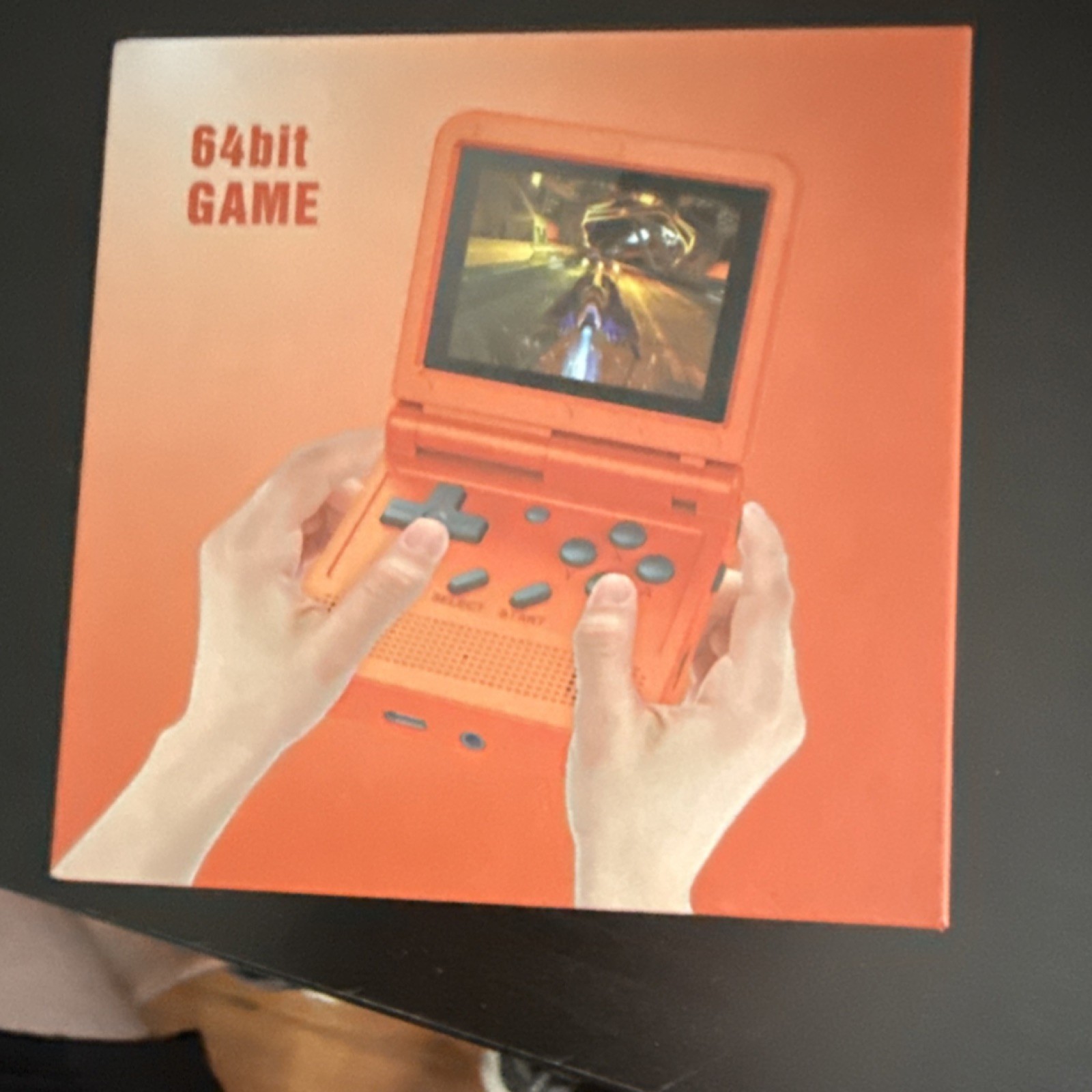64bit Handheld Game Console Orange box only no console just box only ￼
