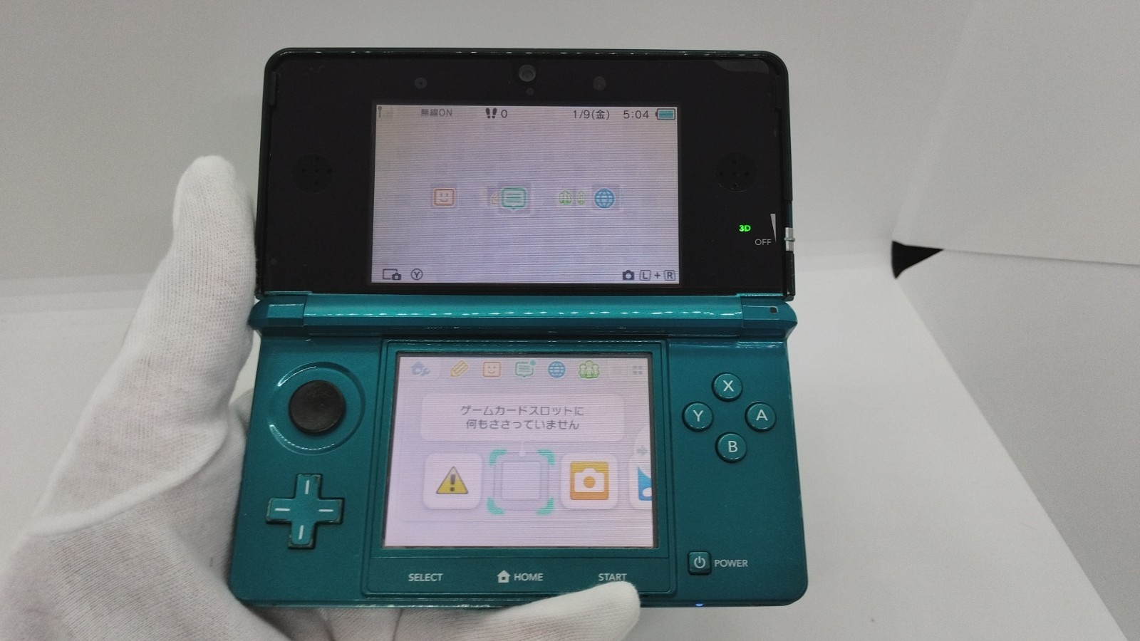 Nintendo 3DS Console Aqua Blue Japan Ver. TESTED