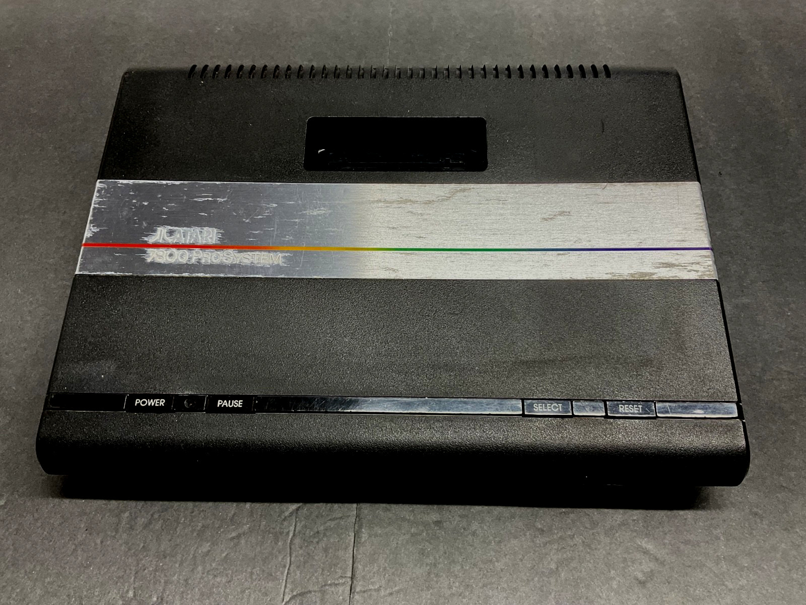 ATARI 7800 Pro System Console 37 Games and Manuals Tested Working