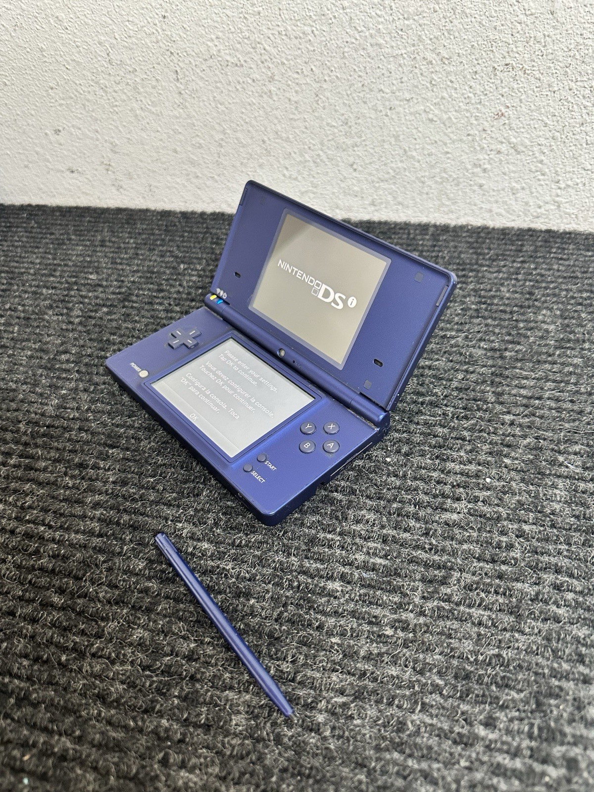 Nintendo DSi Console Launch Edition Metallic Blue With Stylus Japan Model
