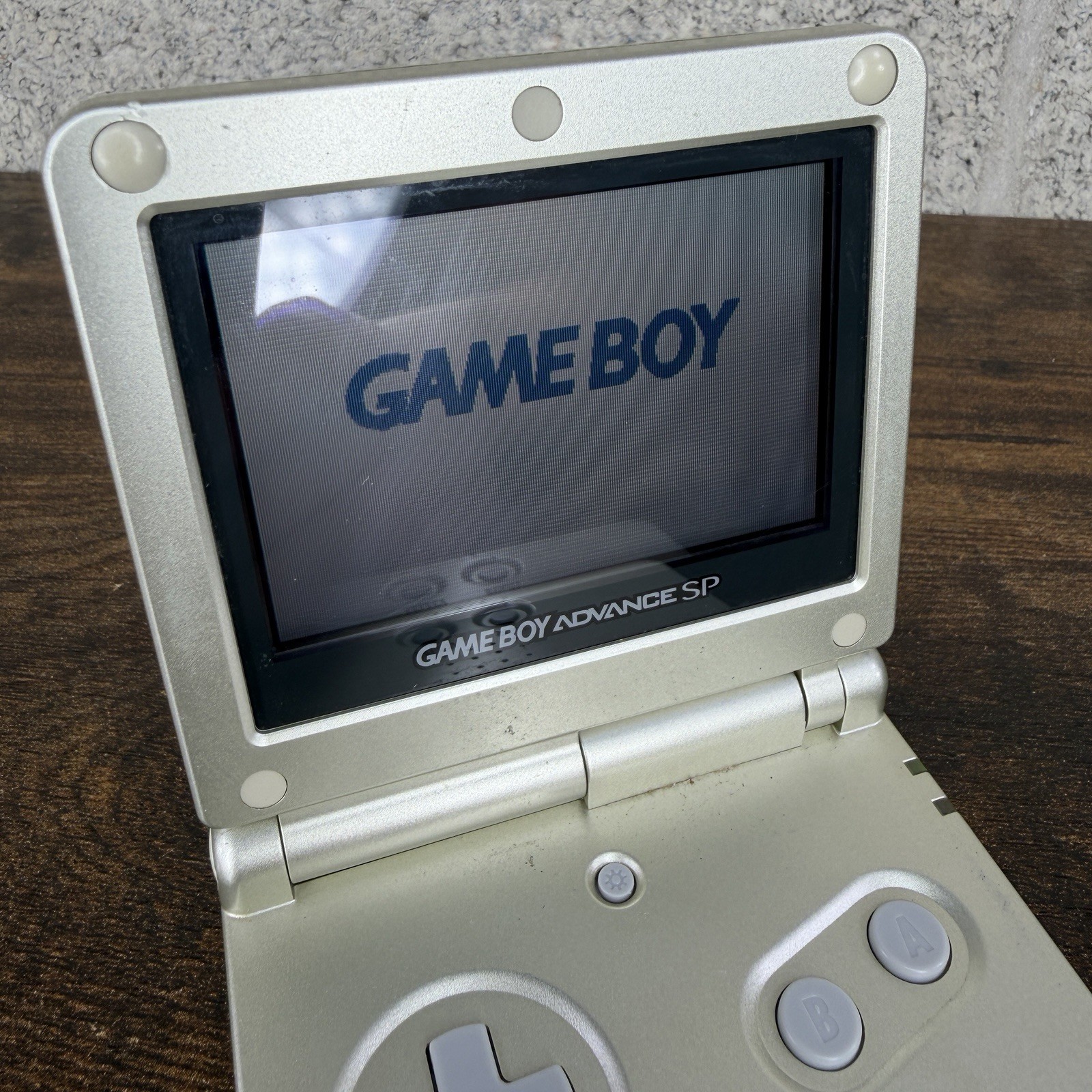 Nintendo Game Boy Advance SP US Exclusive Starlight Gold Toys R’ Us Edition
