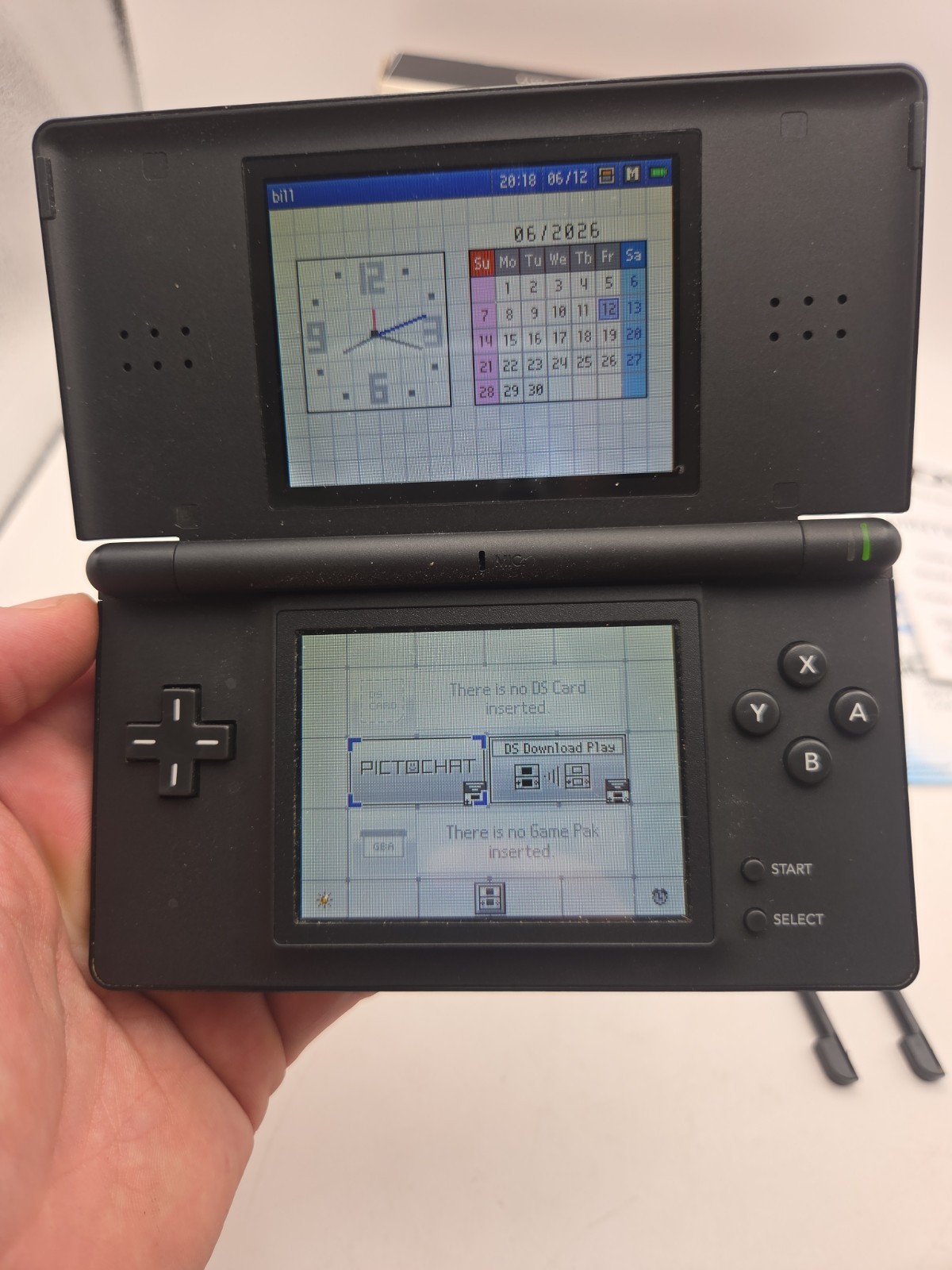 Nintendo DS Lite System – Black In Box CLEAN!
