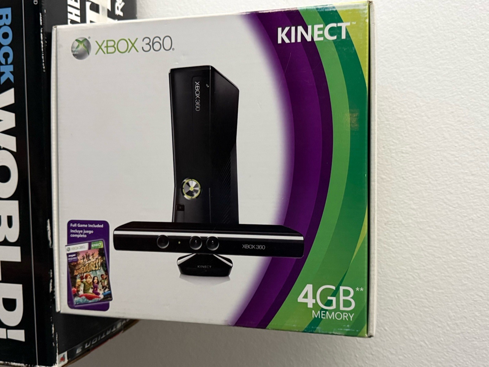 Microsoft Xbox 360 S Kinect 4GB Console Bundle – 3 Controllers + 5 Games + Accys