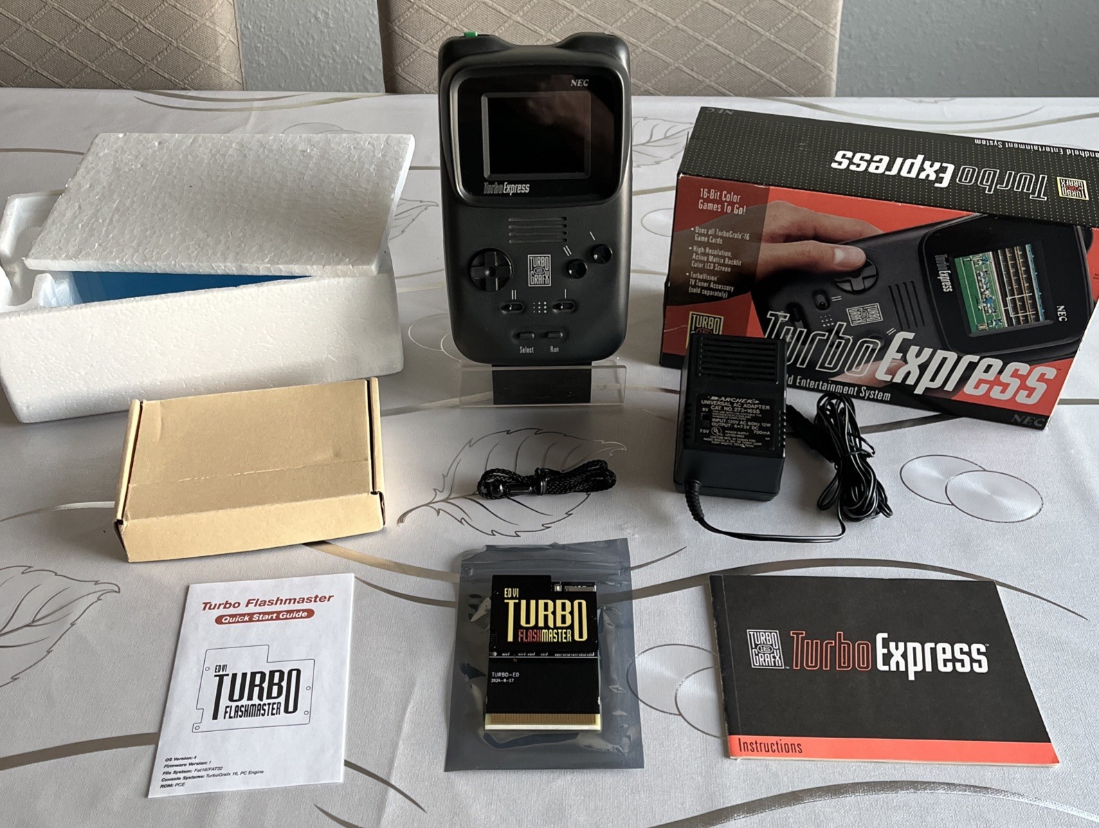 NEC Turbo Express (CIB) + Ever Drive game Card