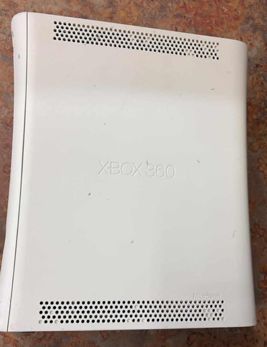 Microsoft Xbox X-Box 360 Matte White Console Parts or Repair FIX RED RING USA