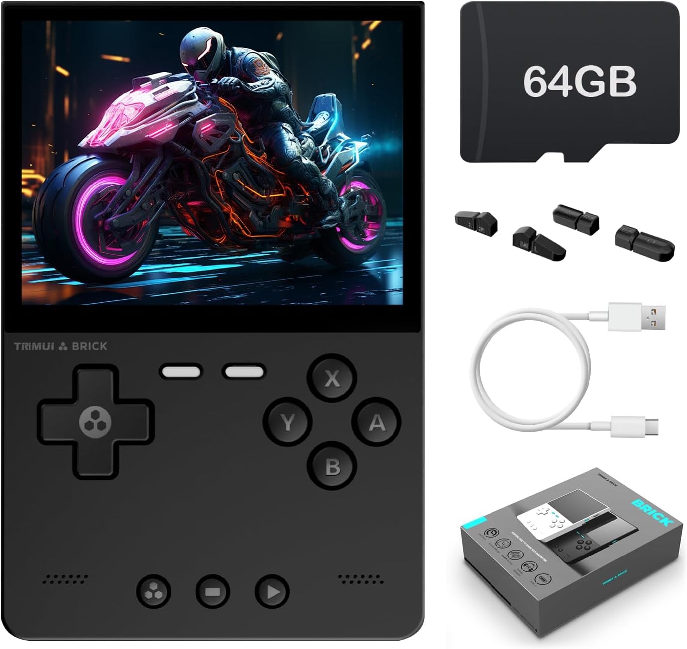 Trimui Brick Linux Handheld 3.2 1024×768 64GB Black