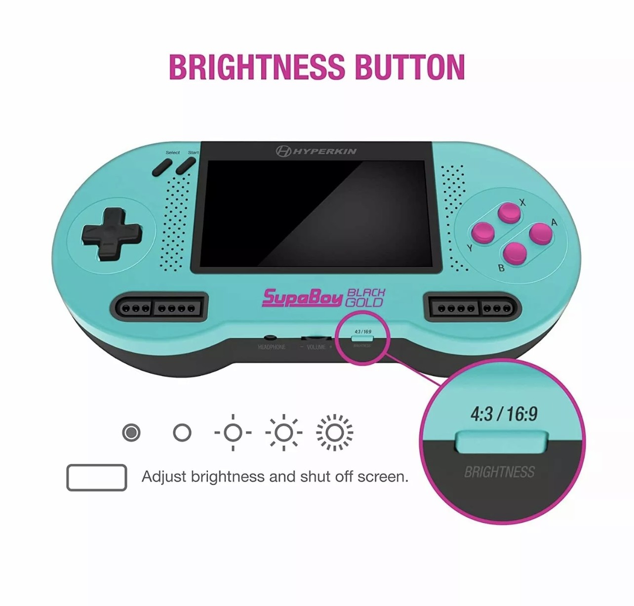 SupaBoy SFC Portable System for SNES and Super Famicom Games Green