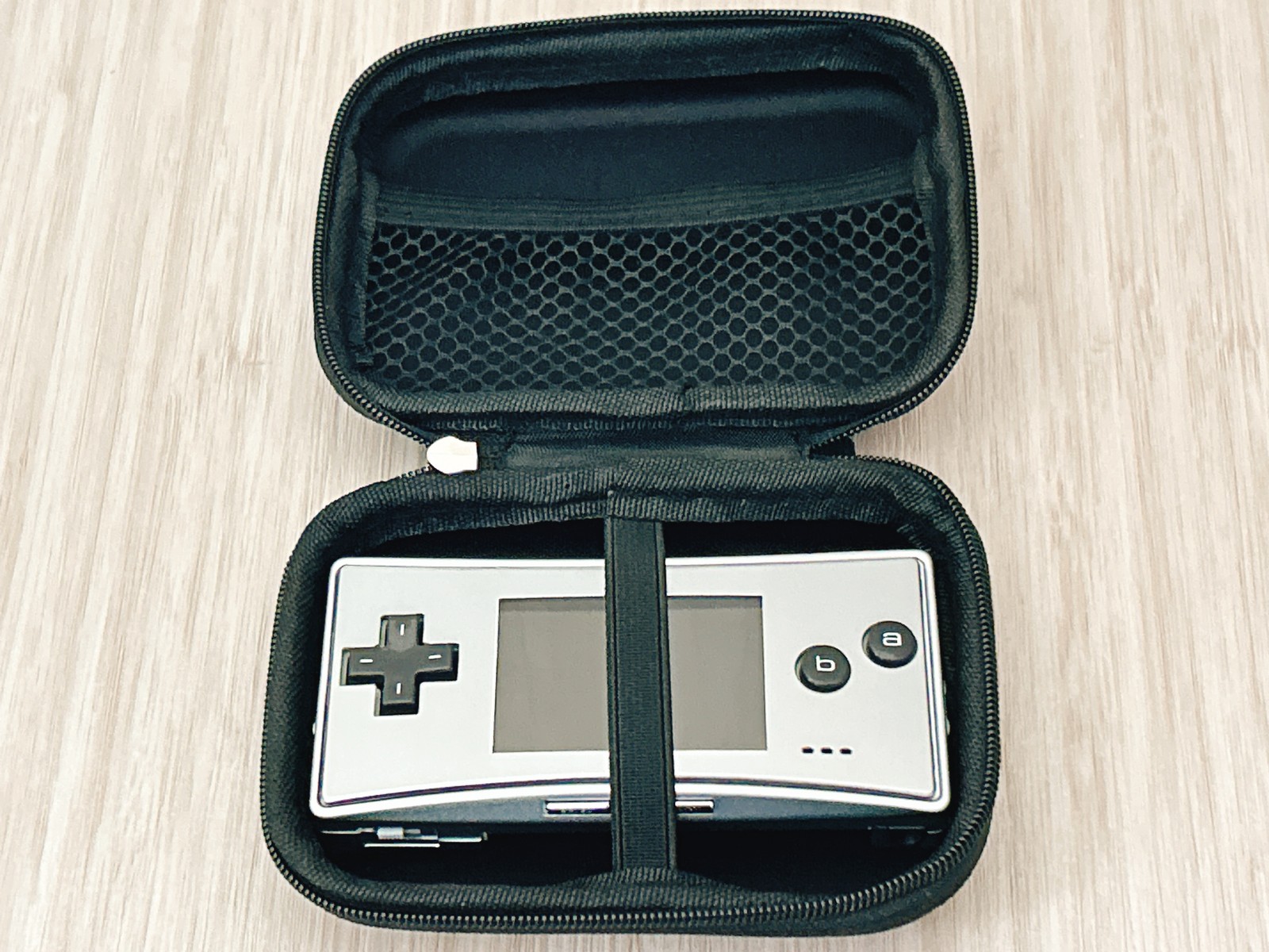 Nintendo GameBoy Micro Silver Console Tested w/ OEM AC Charger – Near Mint