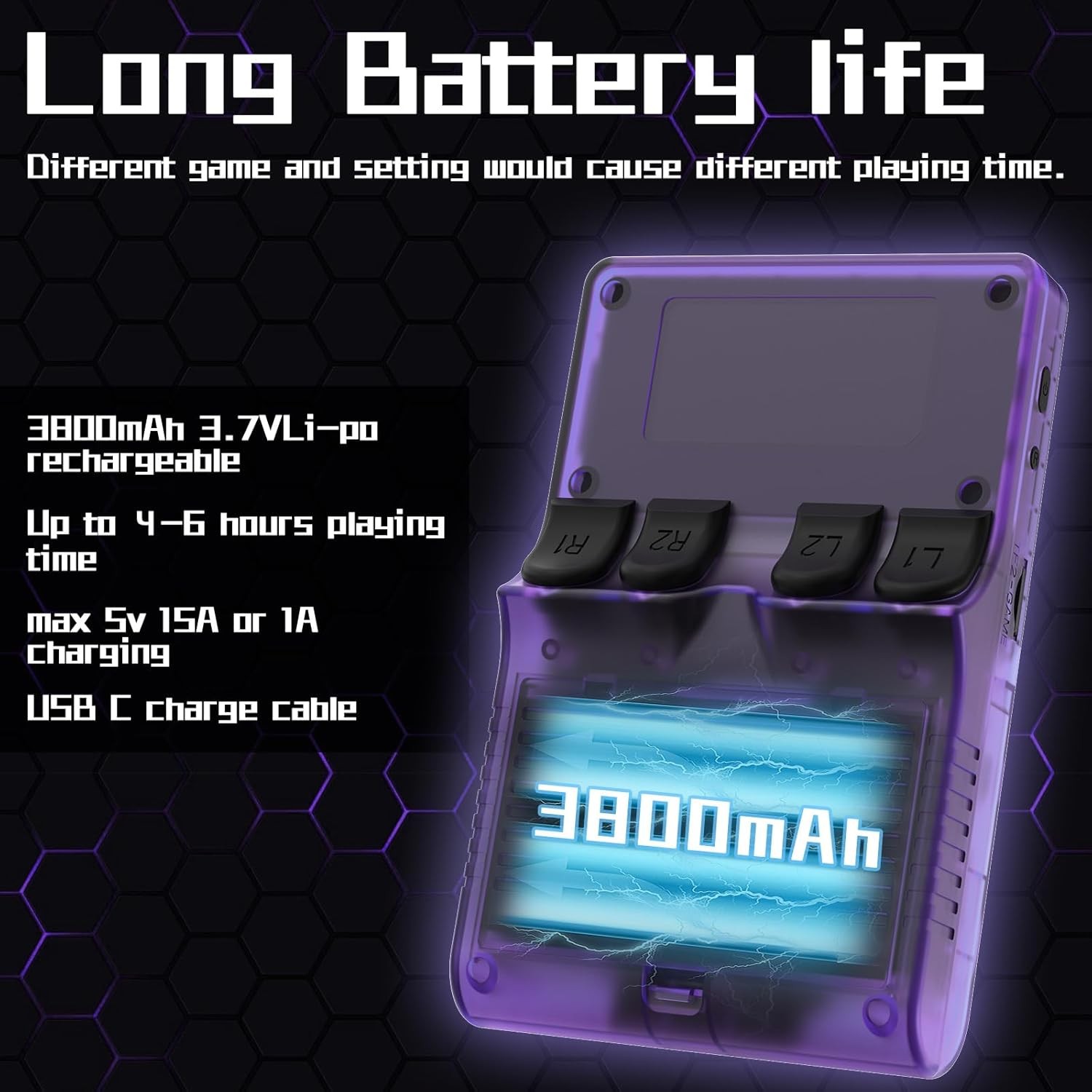 R40S PRO Transparent Purple 30000 256GB