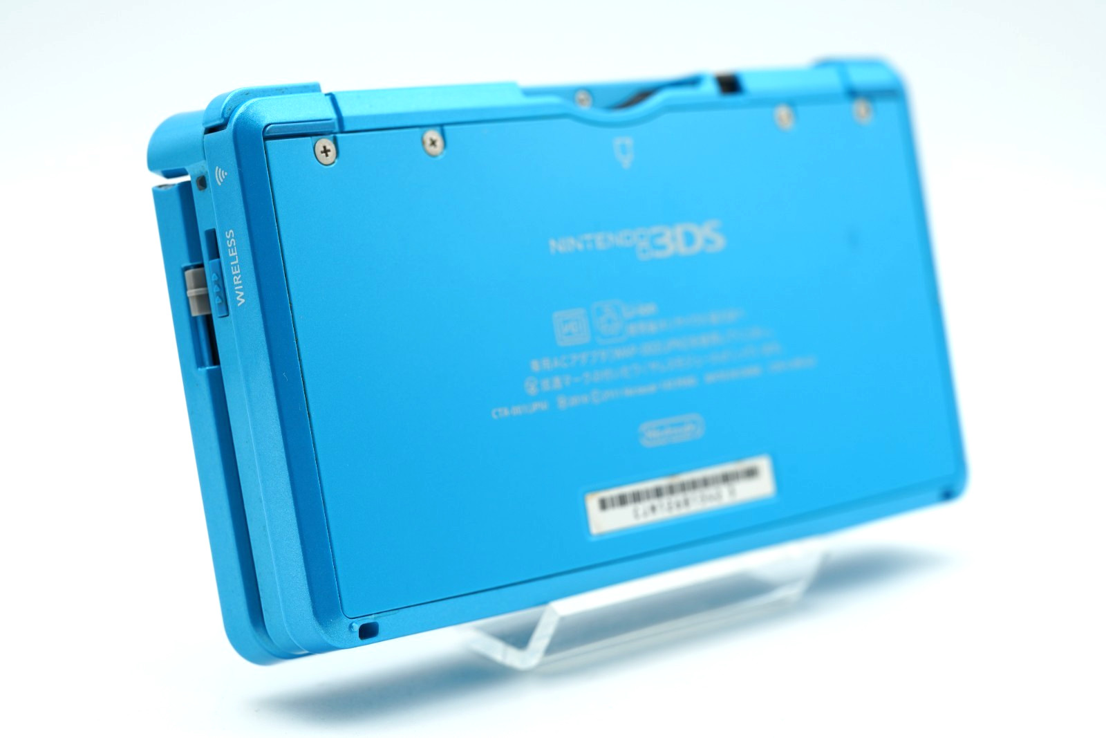 [REGION FREE] Nintendo 3DS Light Blue Console [RANK A] US DUTY PAID #001