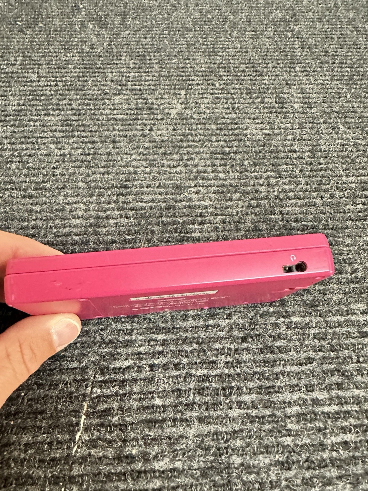 Nintendo DSi Console Pink Japan Model TWL-001(JPN) Screen Damage