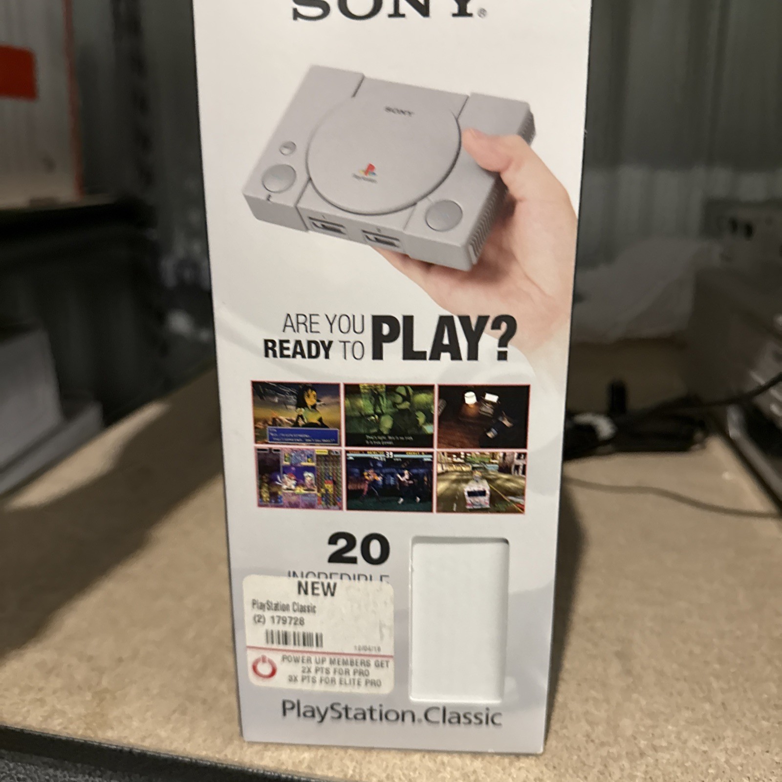 Authentic Sony PlayStation Classic Mini 2018 Edition Video Game Preloaded