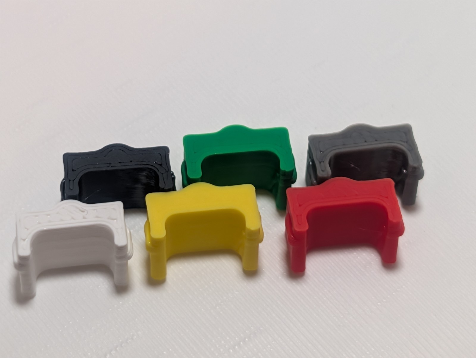 Set of 6 Multicolor Spacers For Gba SP USBC Mod