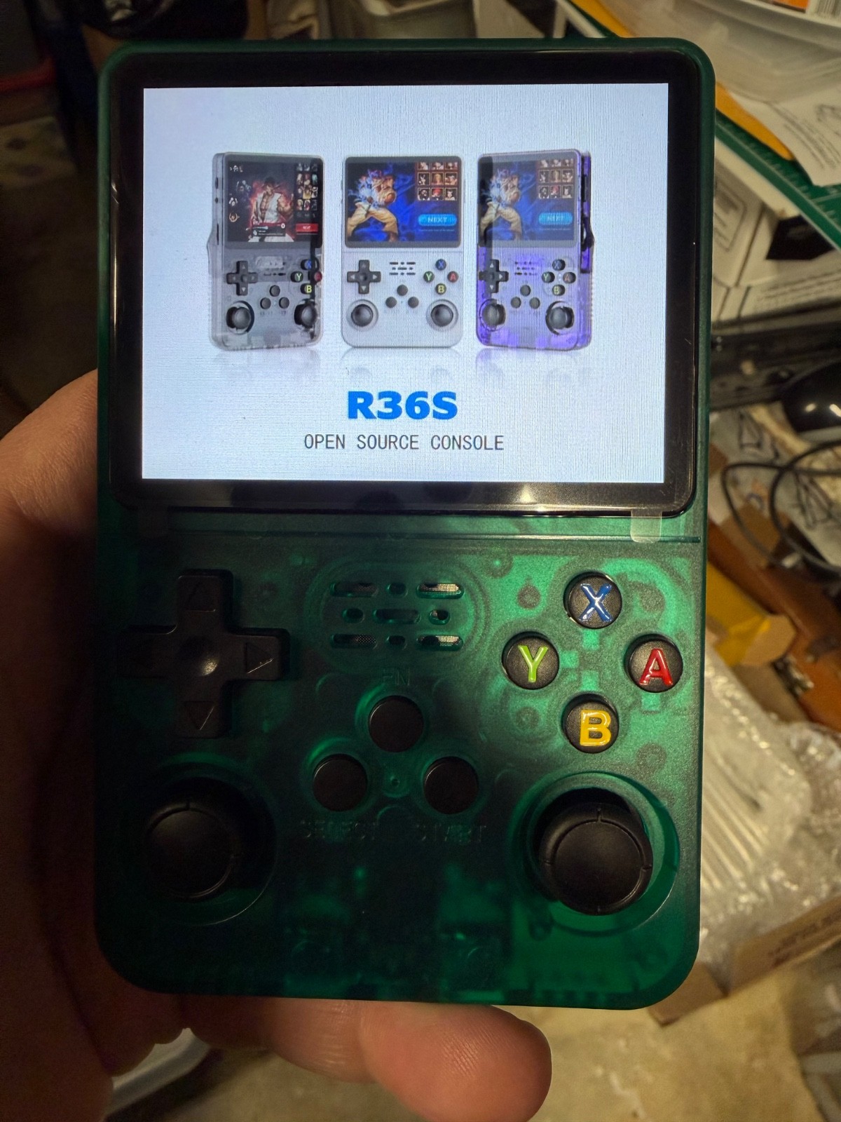 R36S Retro Handheld Video Game Console