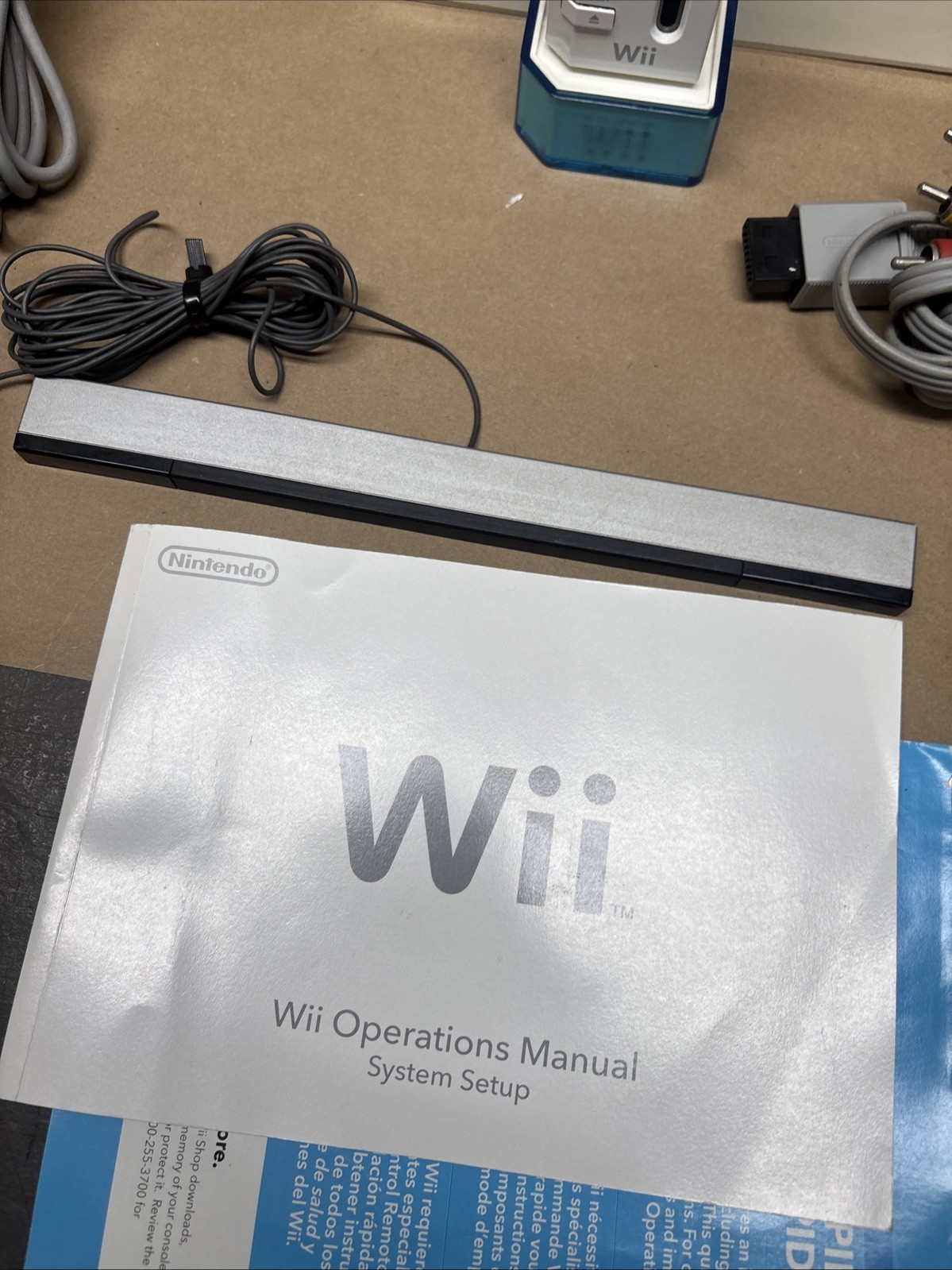 Nintendo Wii RVL-001 White – Console Only Tested Works Charger, Manuals