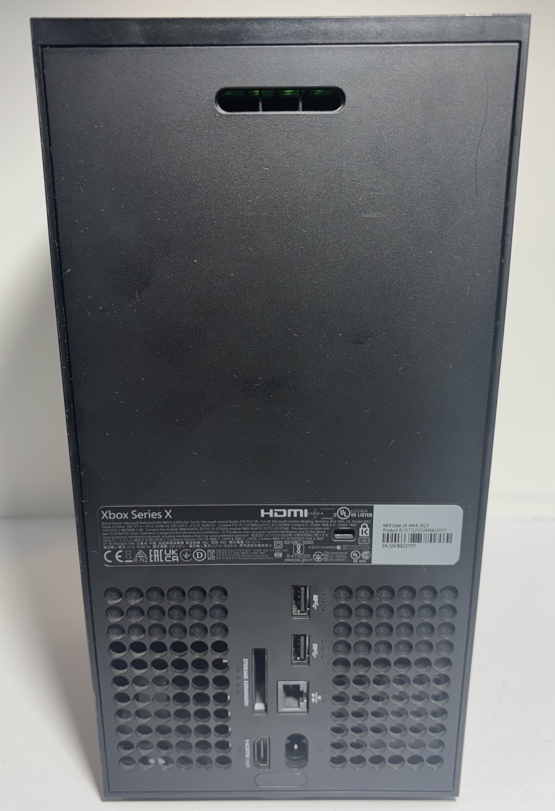 Microsoft Xbox Series X 1TB Console Gaming System Only Carbon Black 1882