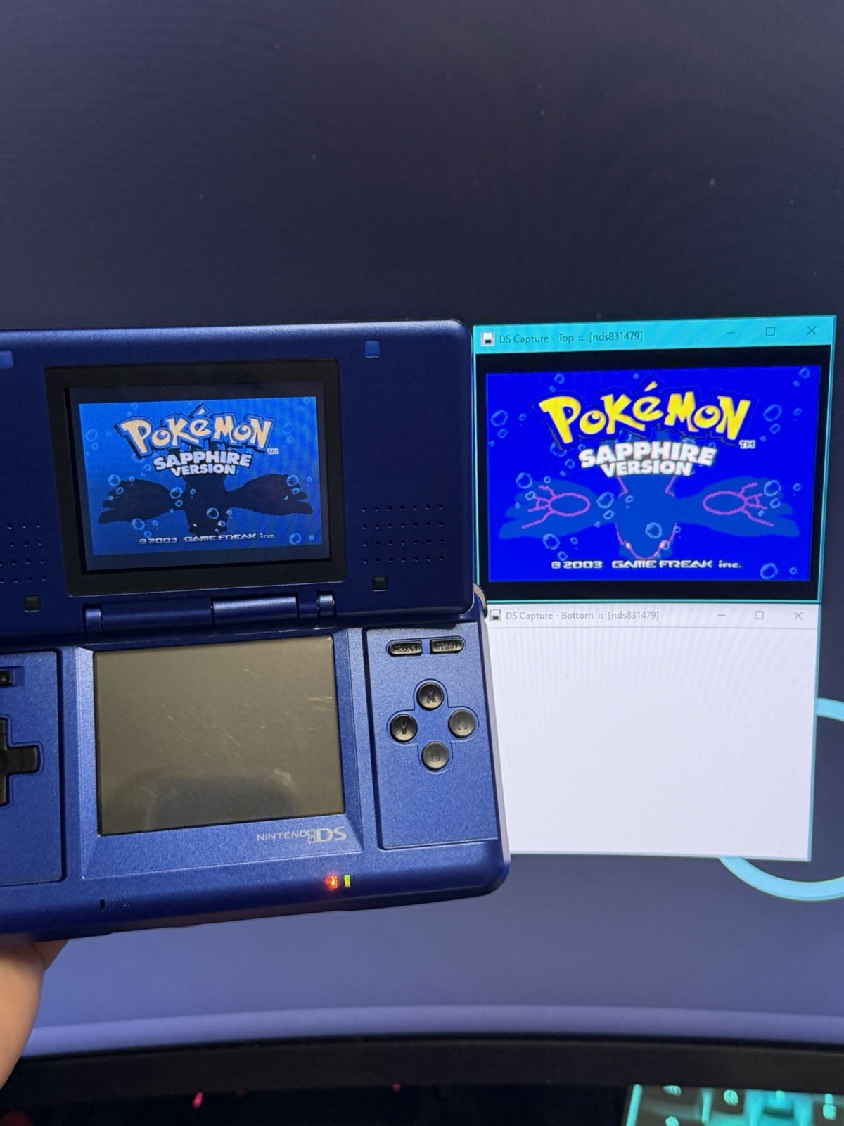 Nintendo DS Original Loopy USB Capture Card Kyogre Blue Shell USB-C Audio/Video