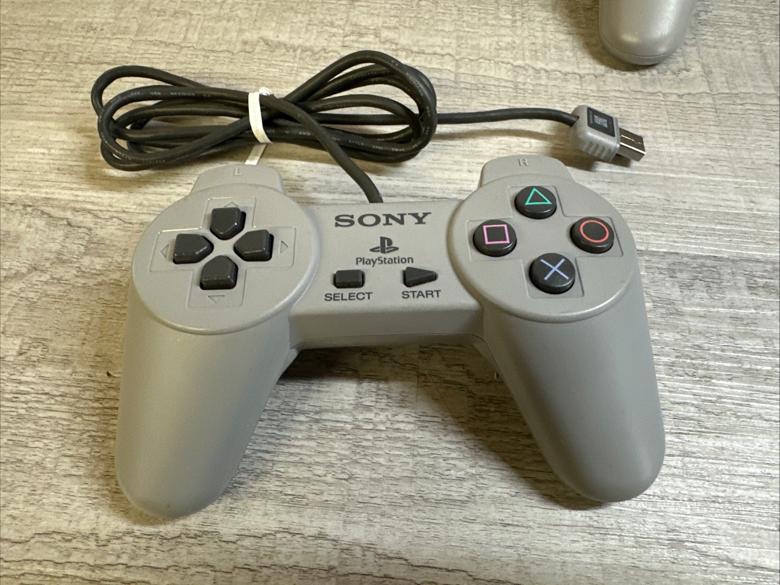 Sony PS1 PlayStation Classic Mini SCPH-1000R + 2 Controllers No Cables Tested