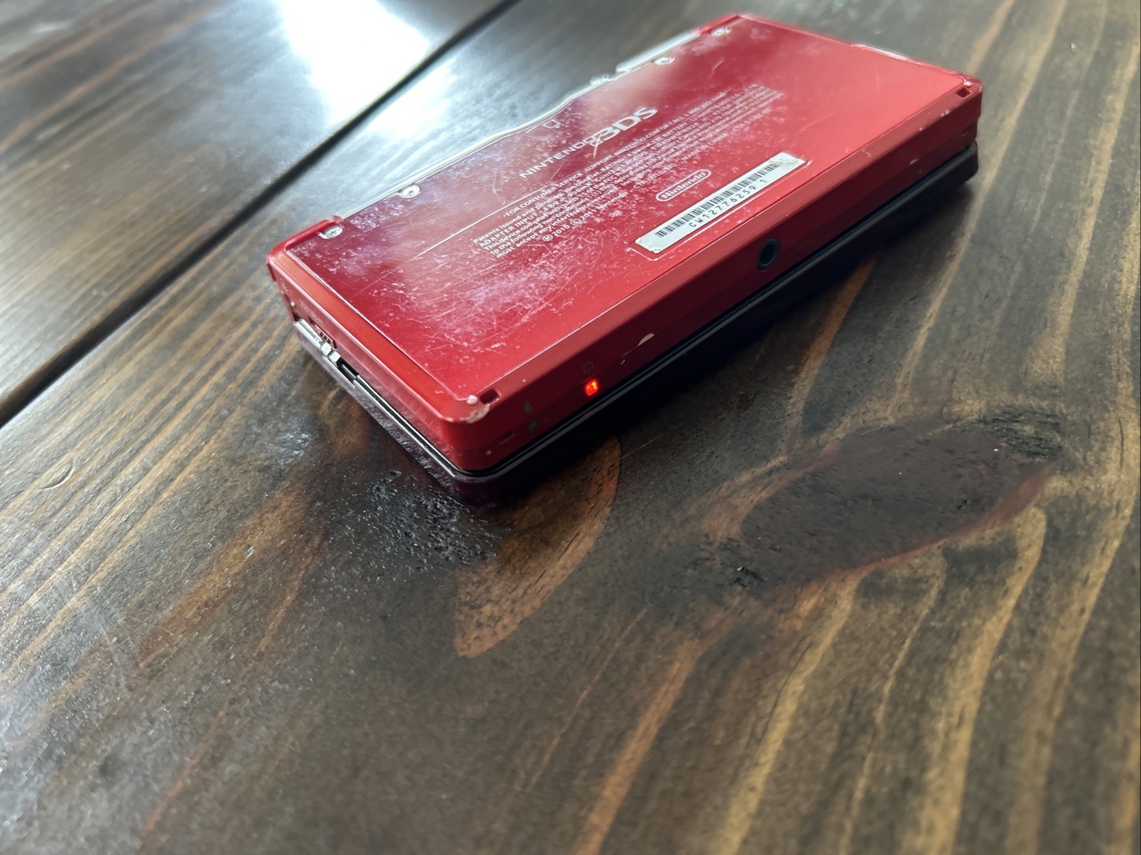 Nintendo 3DS Handheld System Red Charger Included No Styles Pen 9 Games & Sd