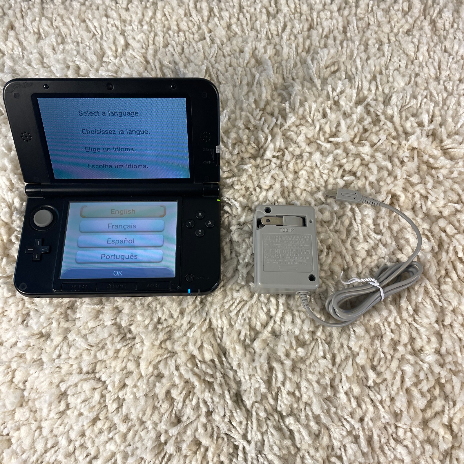 Nintendo 3DS XL Black Handheld Console System SPR-001 Tested