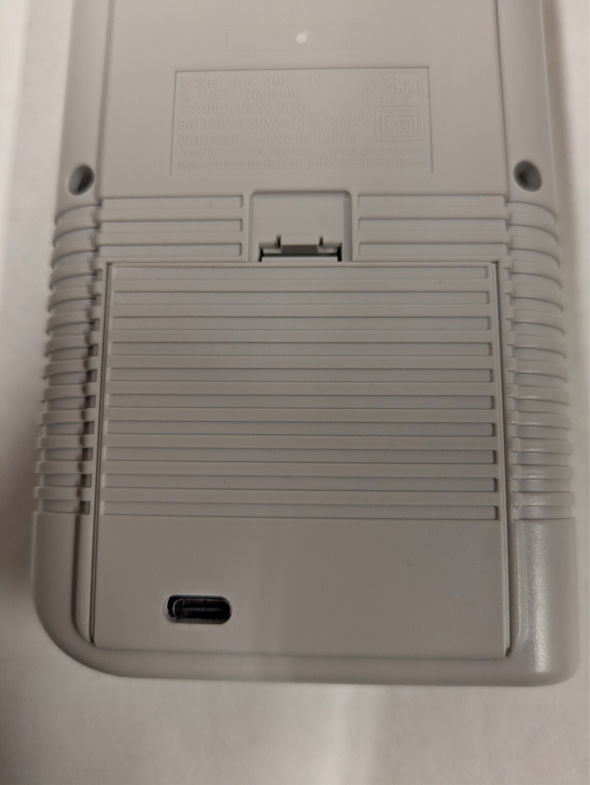 Refurbished Game Boy. DMG-01. New Caps, Screen, Backlight & USB-C Charging!