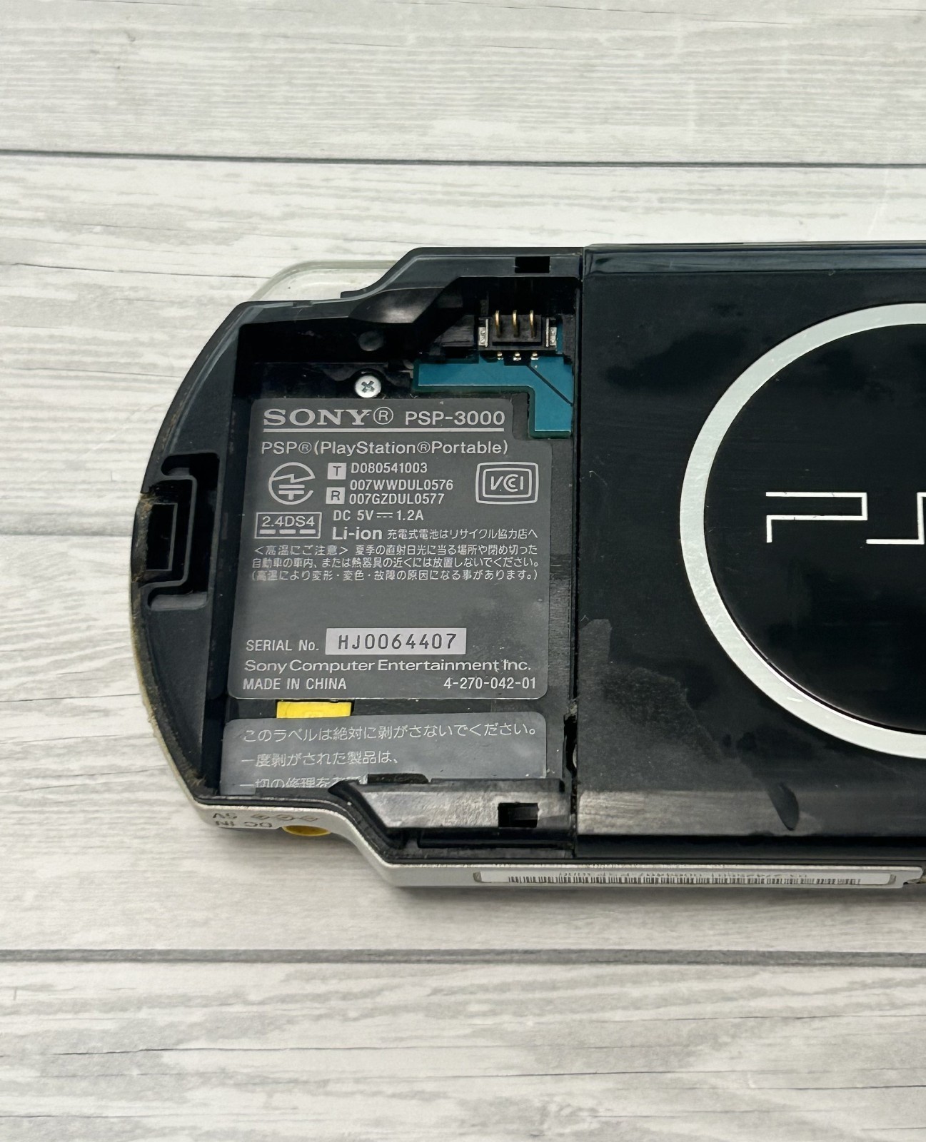 Sony PSP-3000 Black Handheld Console Tested Working Japan