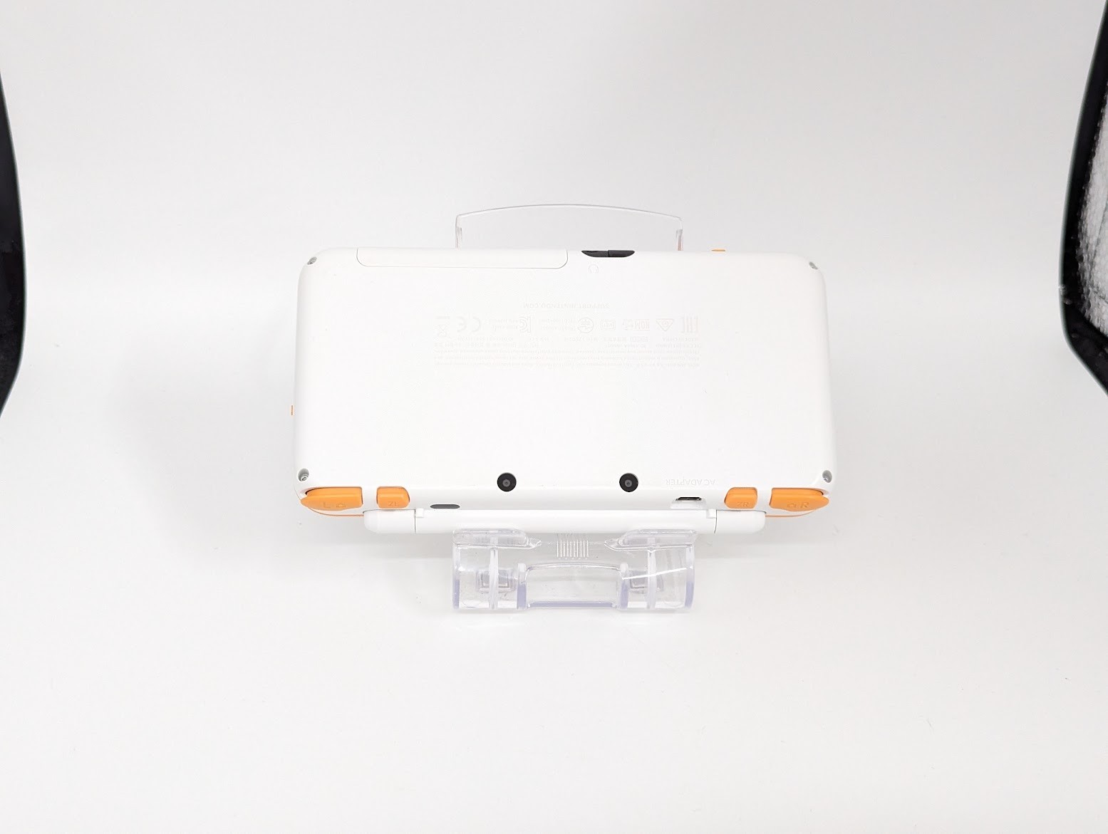 B6784 Nintendo new 2DS console LL XL White x Orange Japan w/box pen manual