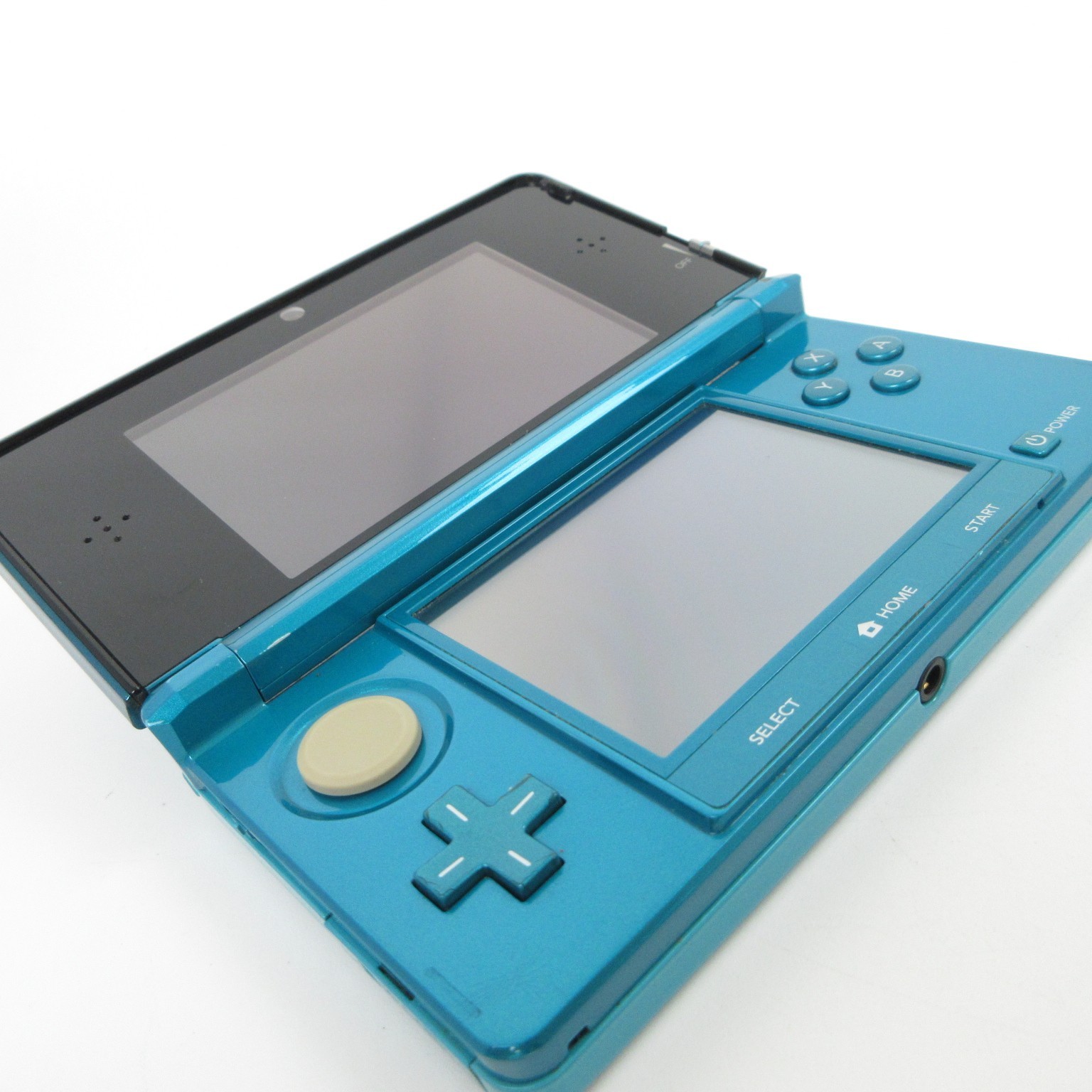 【Very Good】Nintendo 3DS Aqua Blue Console ONLY Japanese Edition #ReRe0525/01