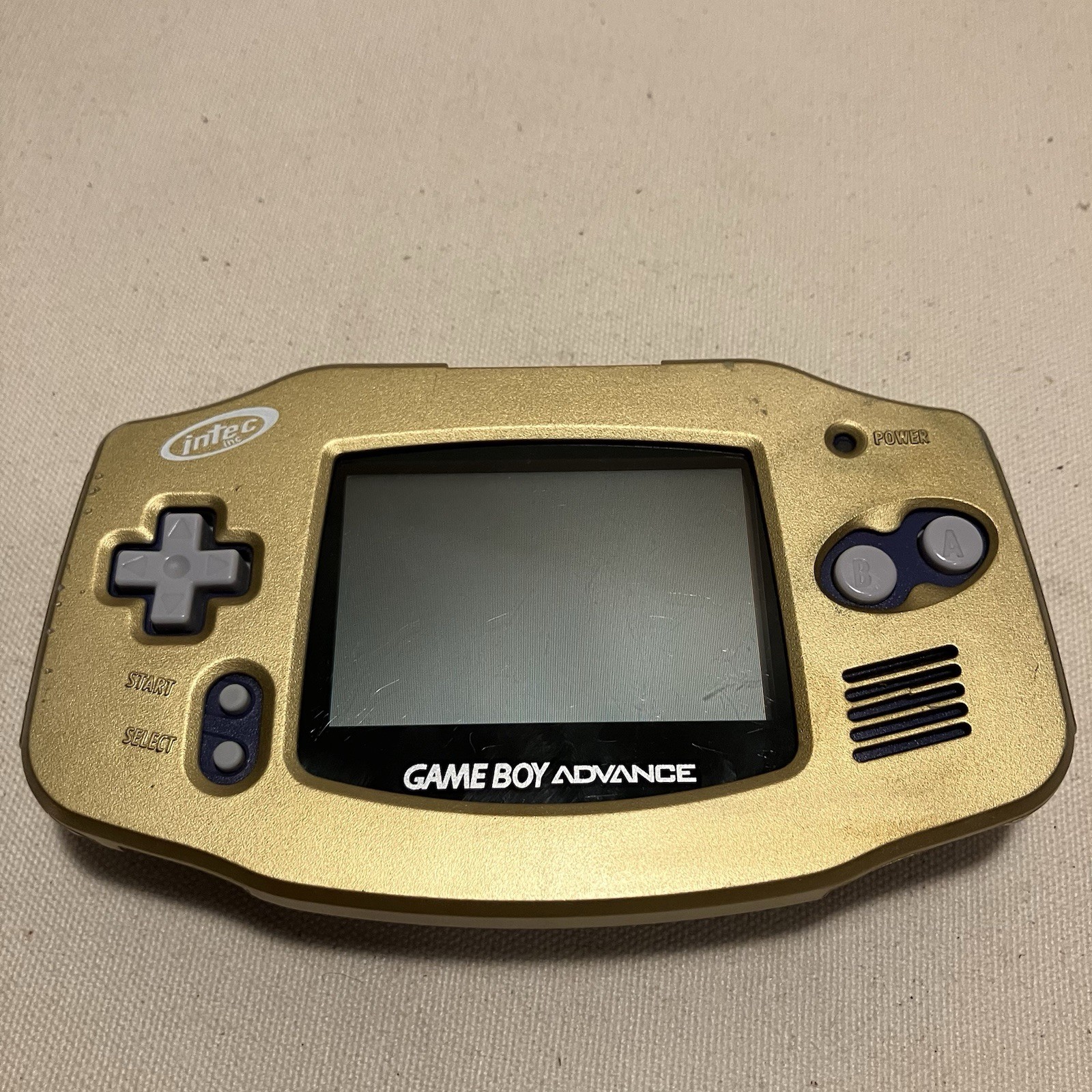 Nintendo Gameboy Advance Handheld Console AGB-001 Indigo Bundle 18 Games & More