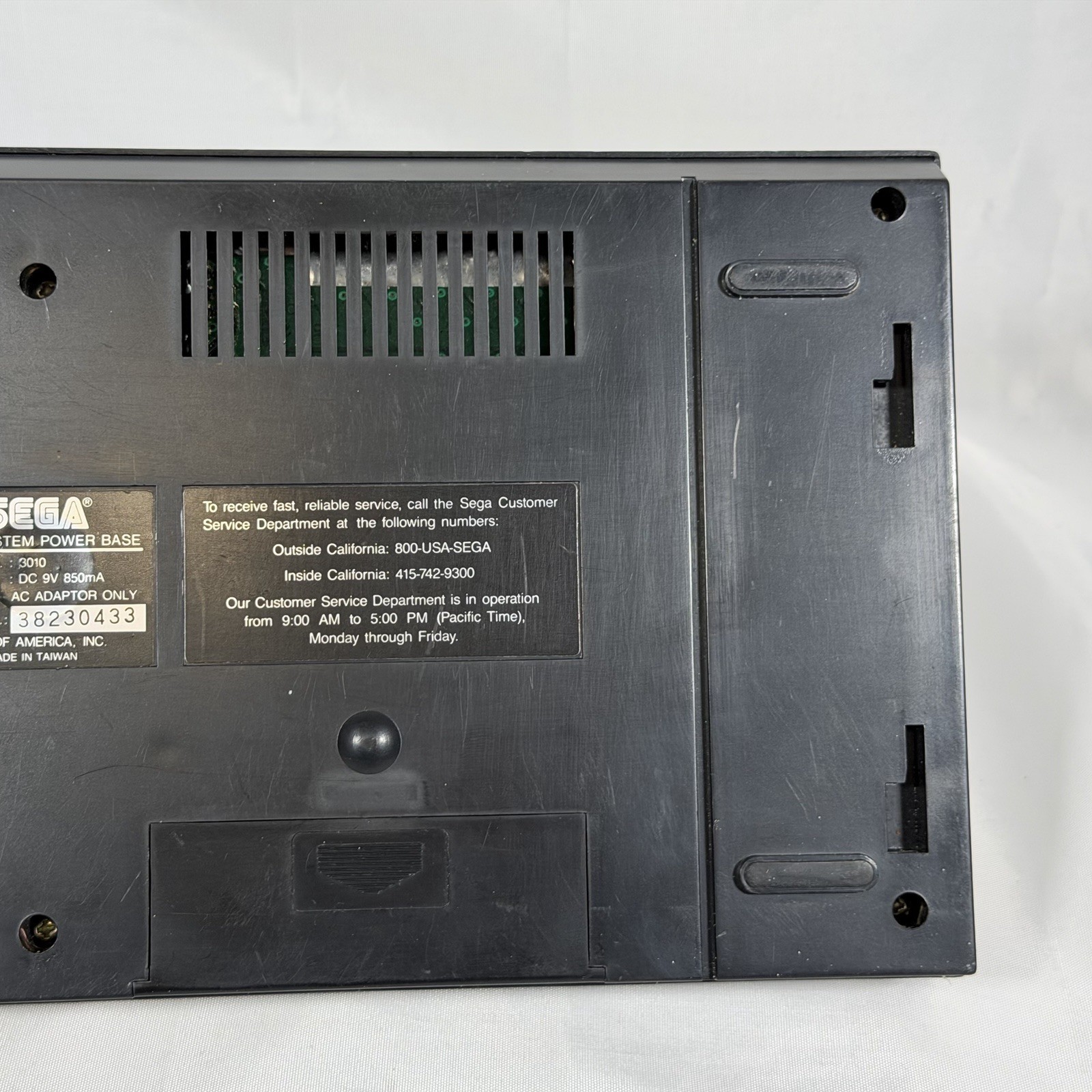 Sega Master System Power Base Console – For Parts NOT TESTED READ Attic Find!￼
