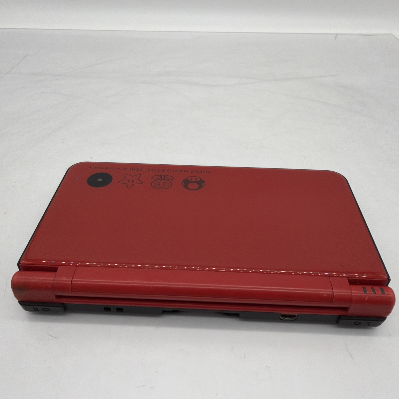 Nintendo DSi XL Red Mario 25th Anniversary Console PARTS ONLY UNTESTED