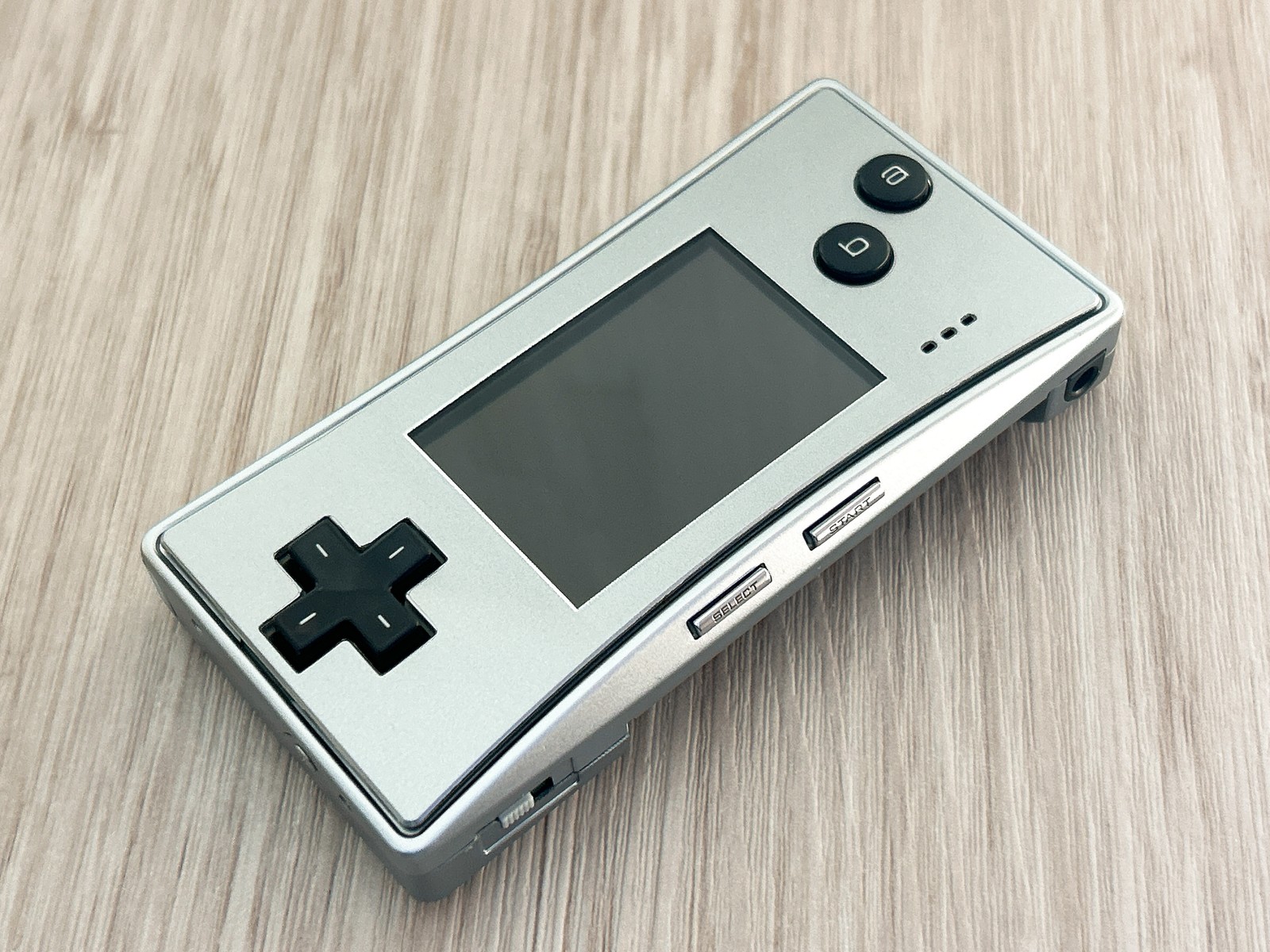 Nintendo GameBoy Micro Silver Console Tested w/ OEM AC Charger – Near Mint
