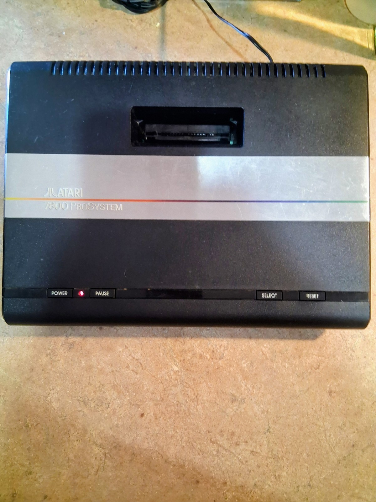 Atari 7800 ProSystem Bundle Tested w/ 2 Wico Controllers & 25+ Games Working