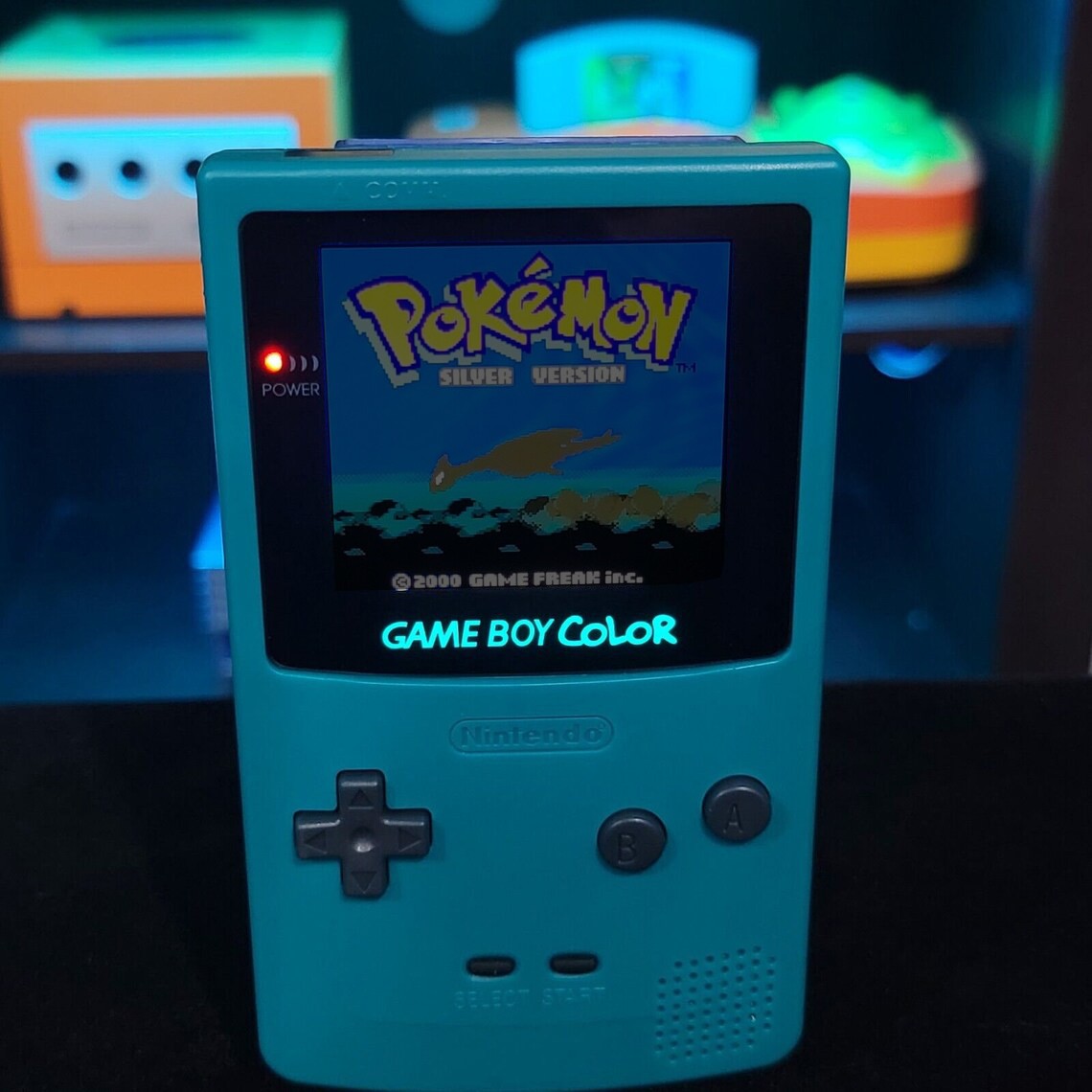 Nintendo Game Boy Color Console GBC Handheld Cleaned Tested New CaseRenewed Teal