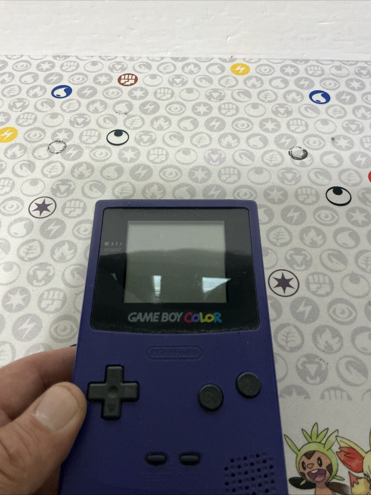Nintendo Game Boy Color Grape CGB-001 – Tested w/ Battery Cover – FastShip!
