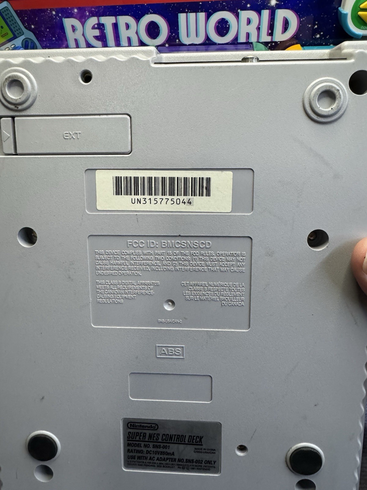 SNES 1-Chip Console, Tested & Working