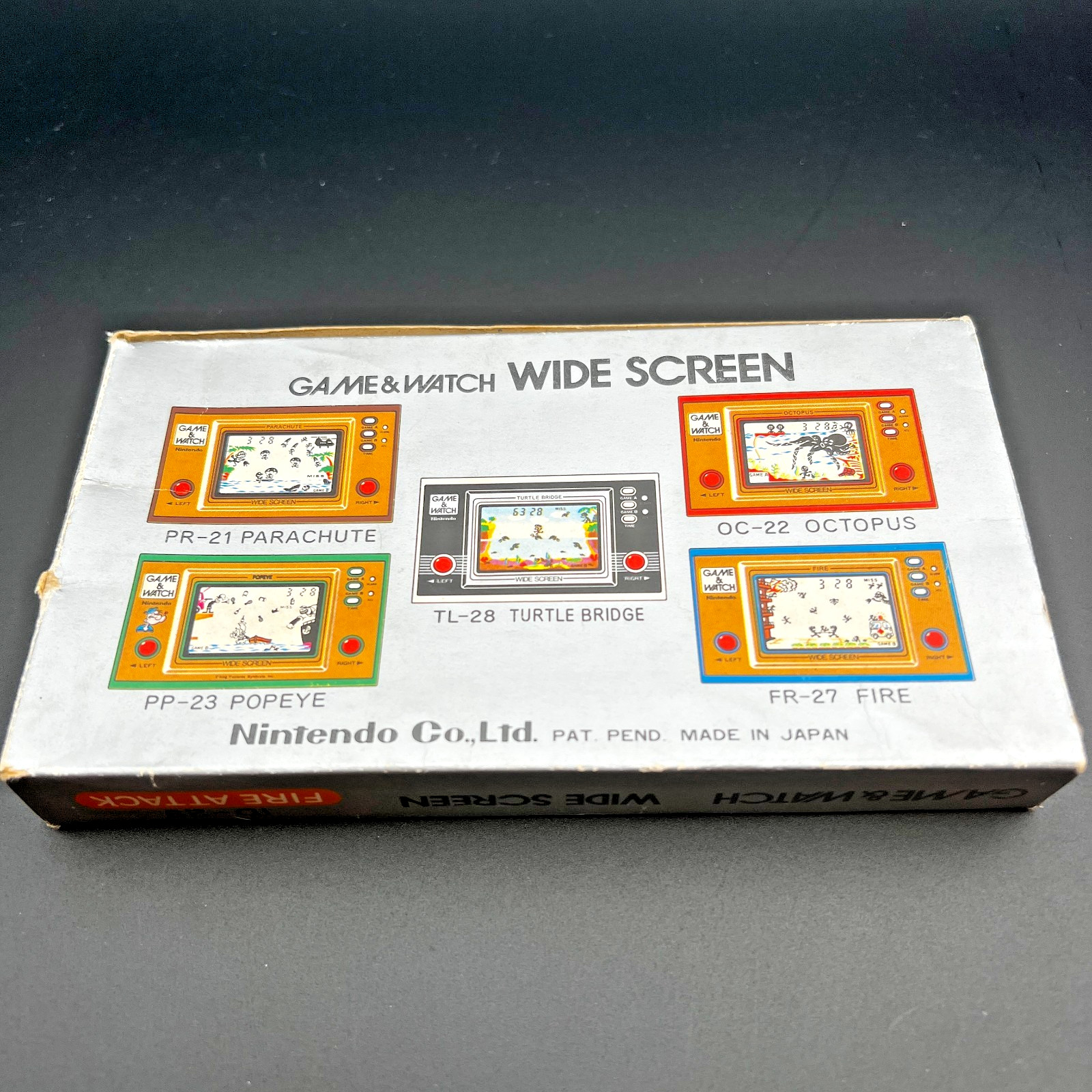 Nintendo Game & Watch Fire Attack ID-29 Box & Manual Tested Working Vintage