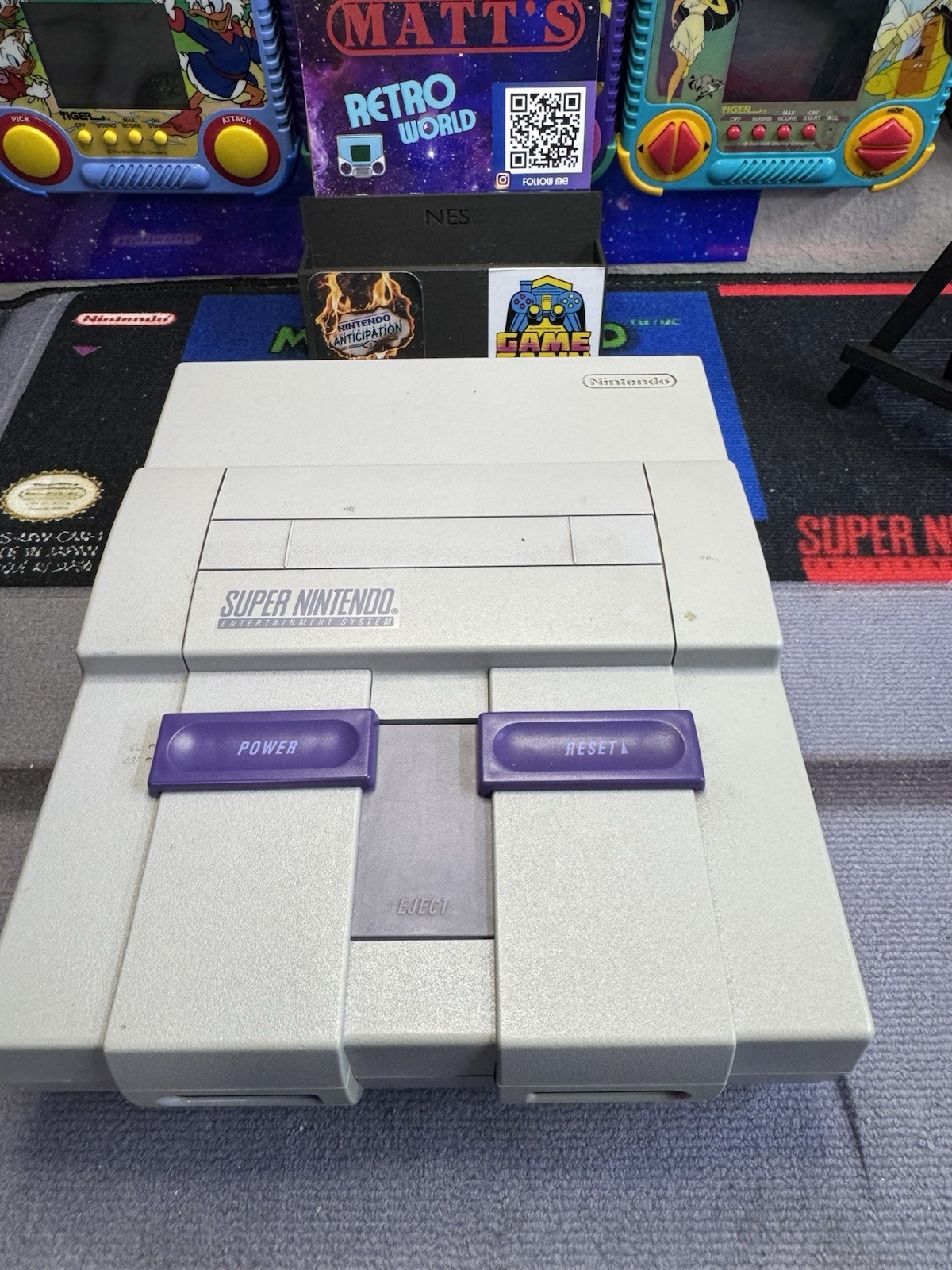 SNES 1-Chip Console, Tested & Working