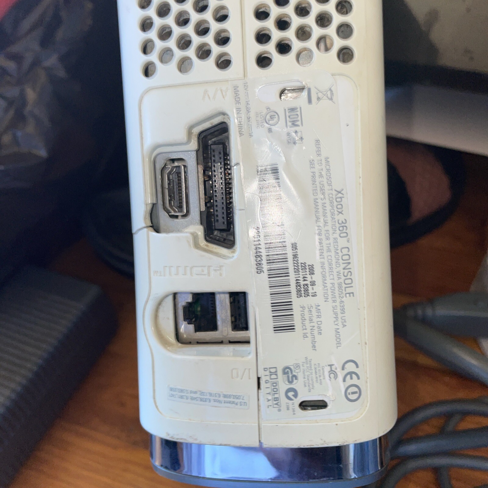 Microsoft XBox 360 2 Console Lot for parts (1 Core 1 Arcade Console)