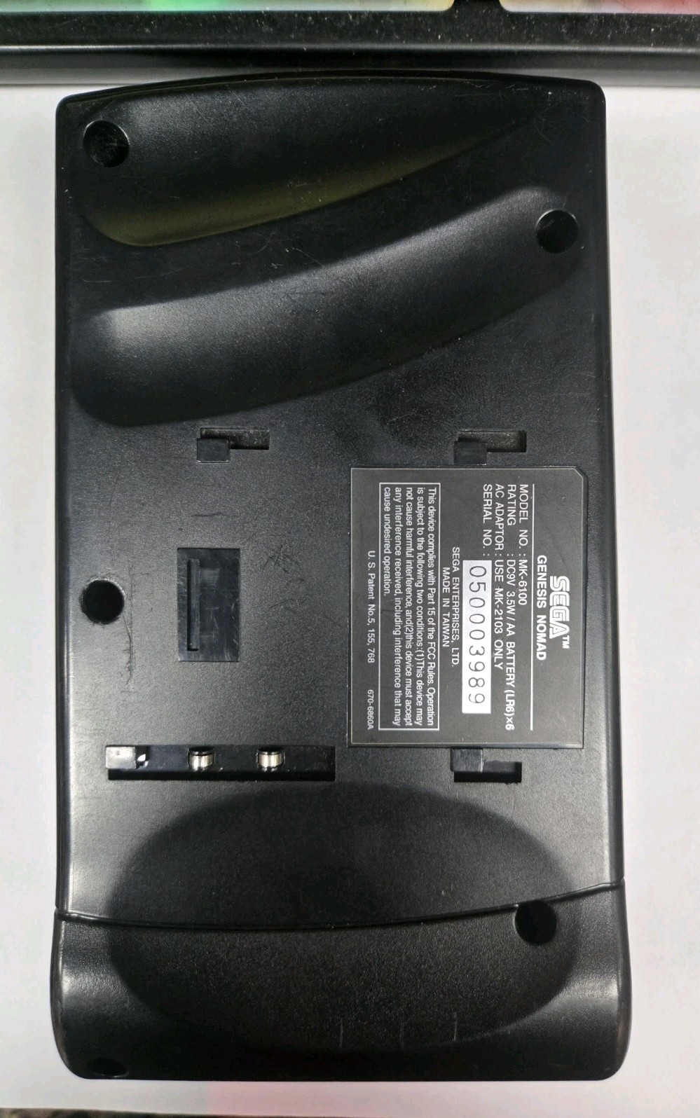 Sega Genesis Nomad, With Replaced Screen.