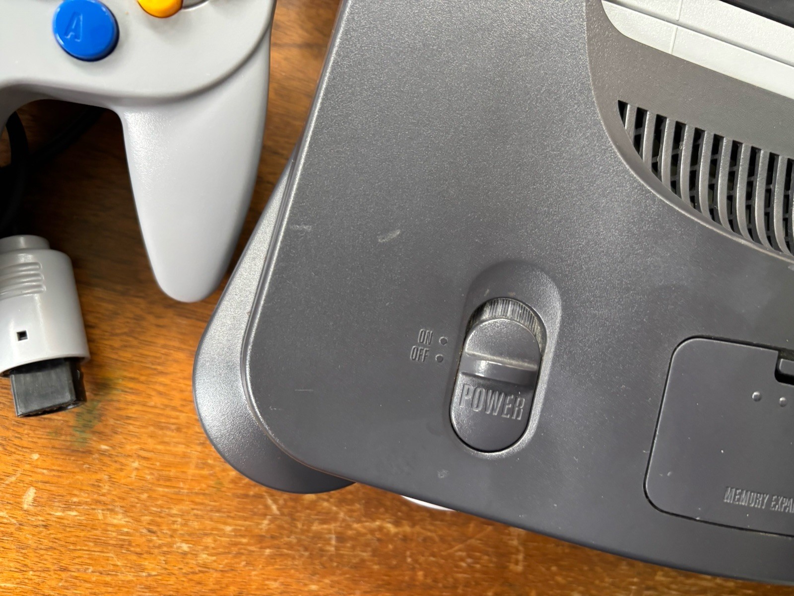 N64 Console With Expansion Pak, Controller, Memory Card, Cords. All Working