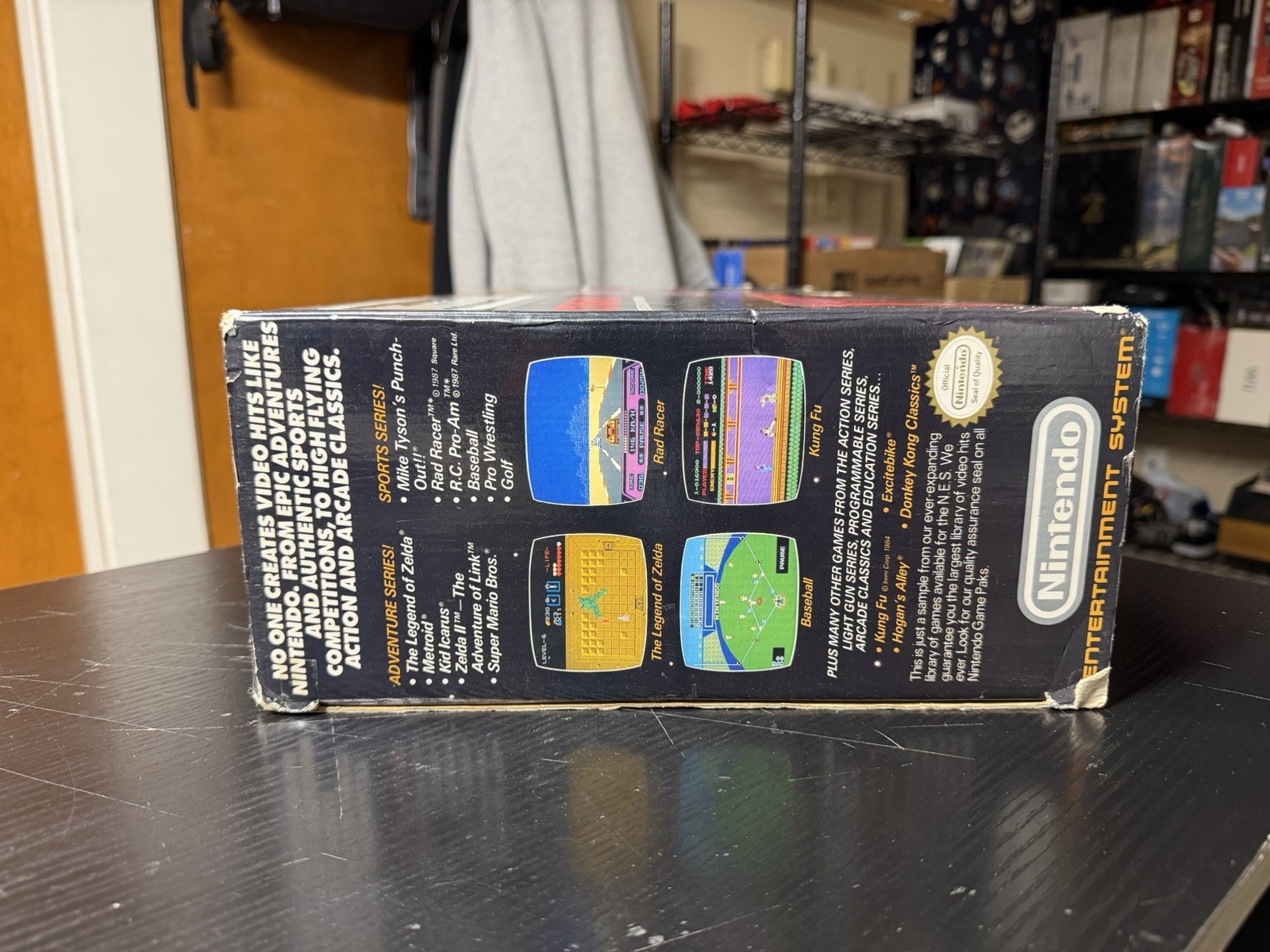 Nintendo NES Action Set In Original Box Tested Working *READ DESCRIPTION!*