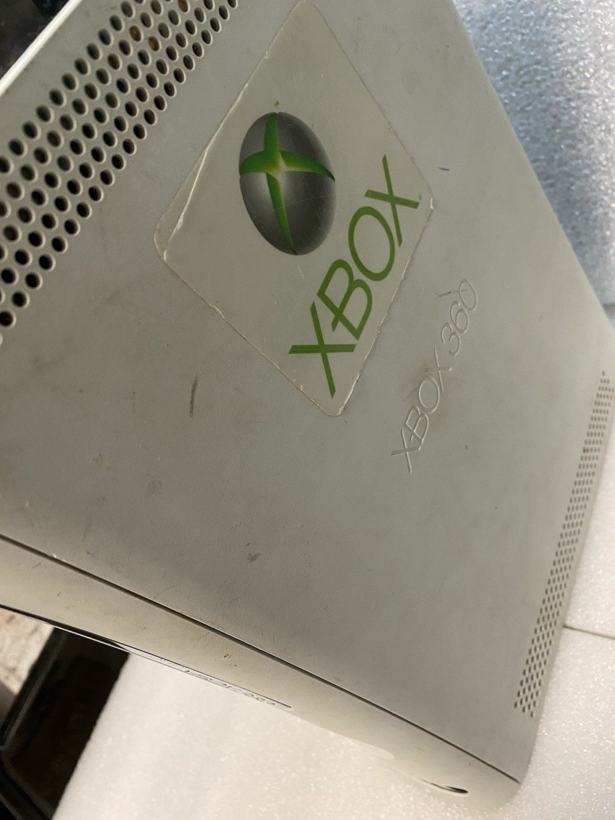 2005 Microsoft Xbox 360 White Home Console Untested No Cords NTSC-U/C (US/CA)