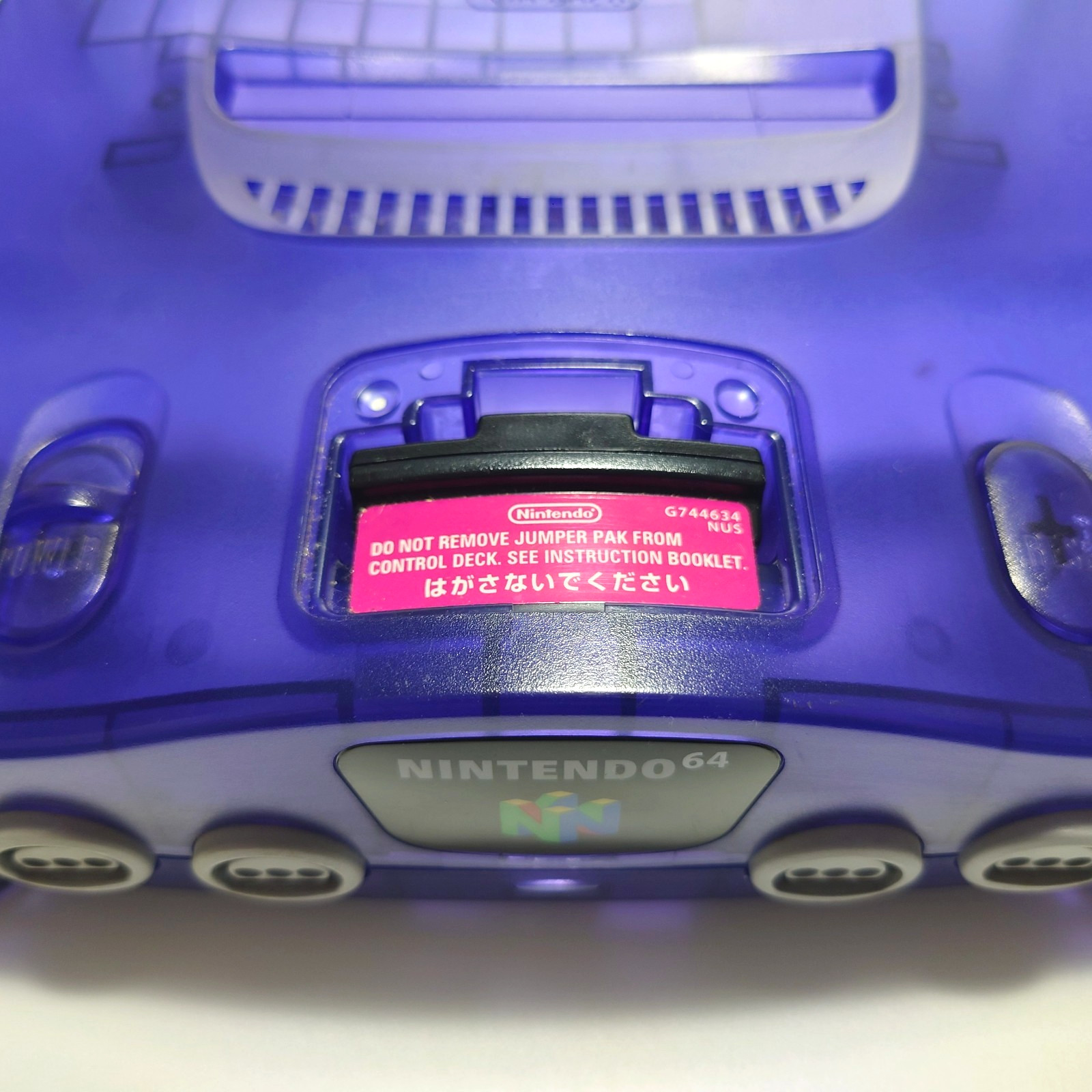 Nintendo 64 N64 Console Midnight Blue LE Pokemon Game Set w/Box Rare Japan JP